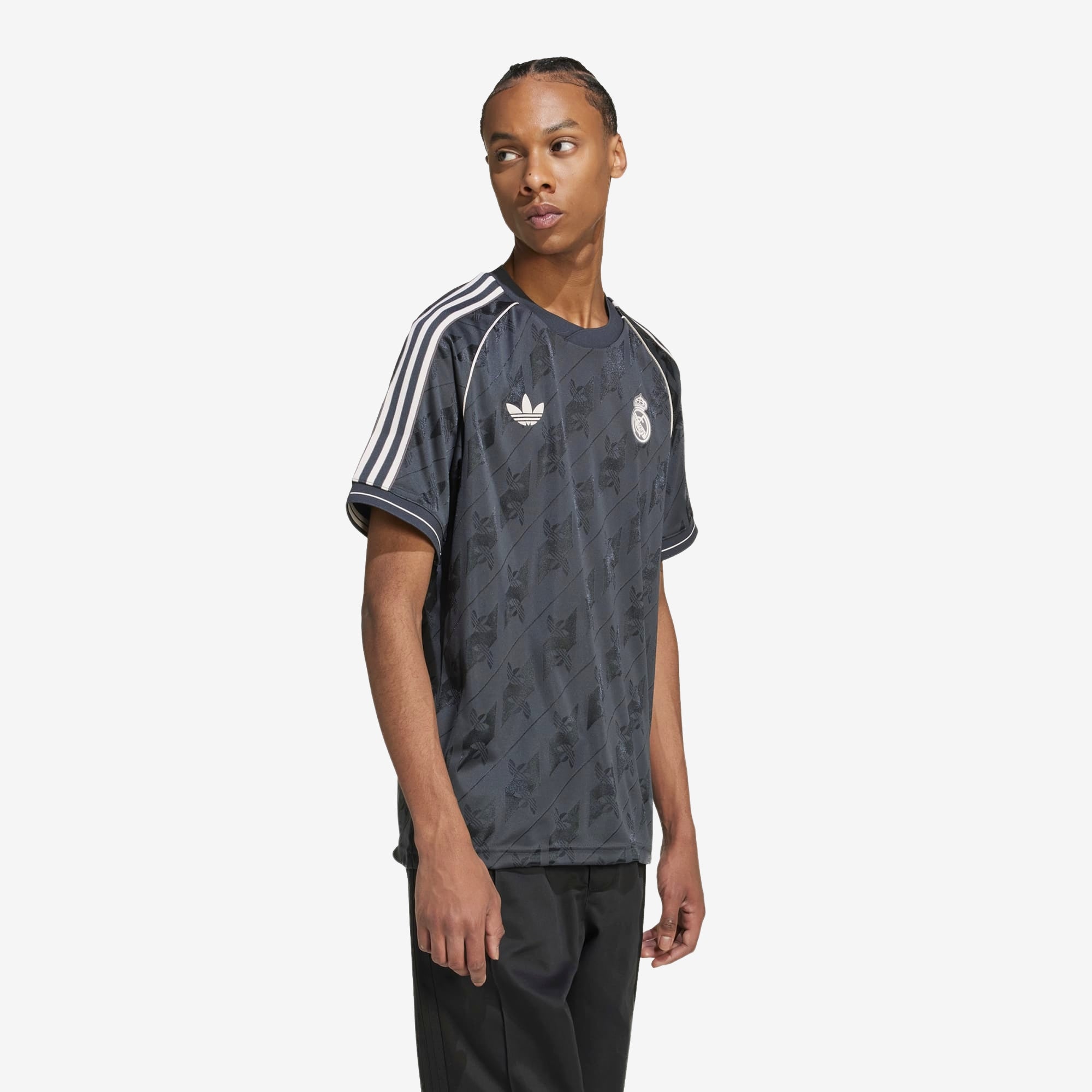 adidas Real Madrid LFSTLR Men's Soccer Jersey - Grey