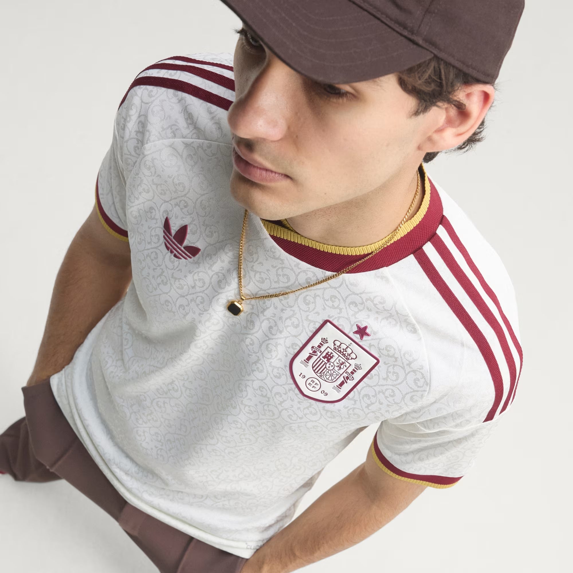 adidas Spain 2026 Match Away Men's Soccer Authentic Jersey - Off White