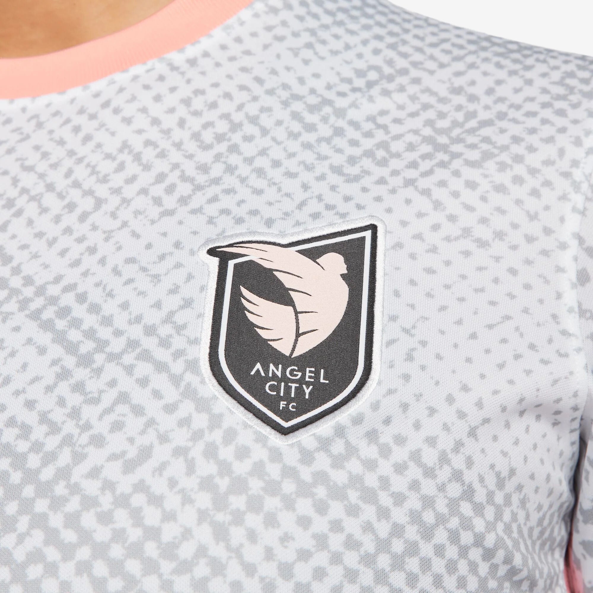 Nike Angel City FC 2023/24 Stadium Away Women's Dri-FIT Soccer Jersey - White/Wolf Grey/Bleached Coral/Dark Smoke Grey