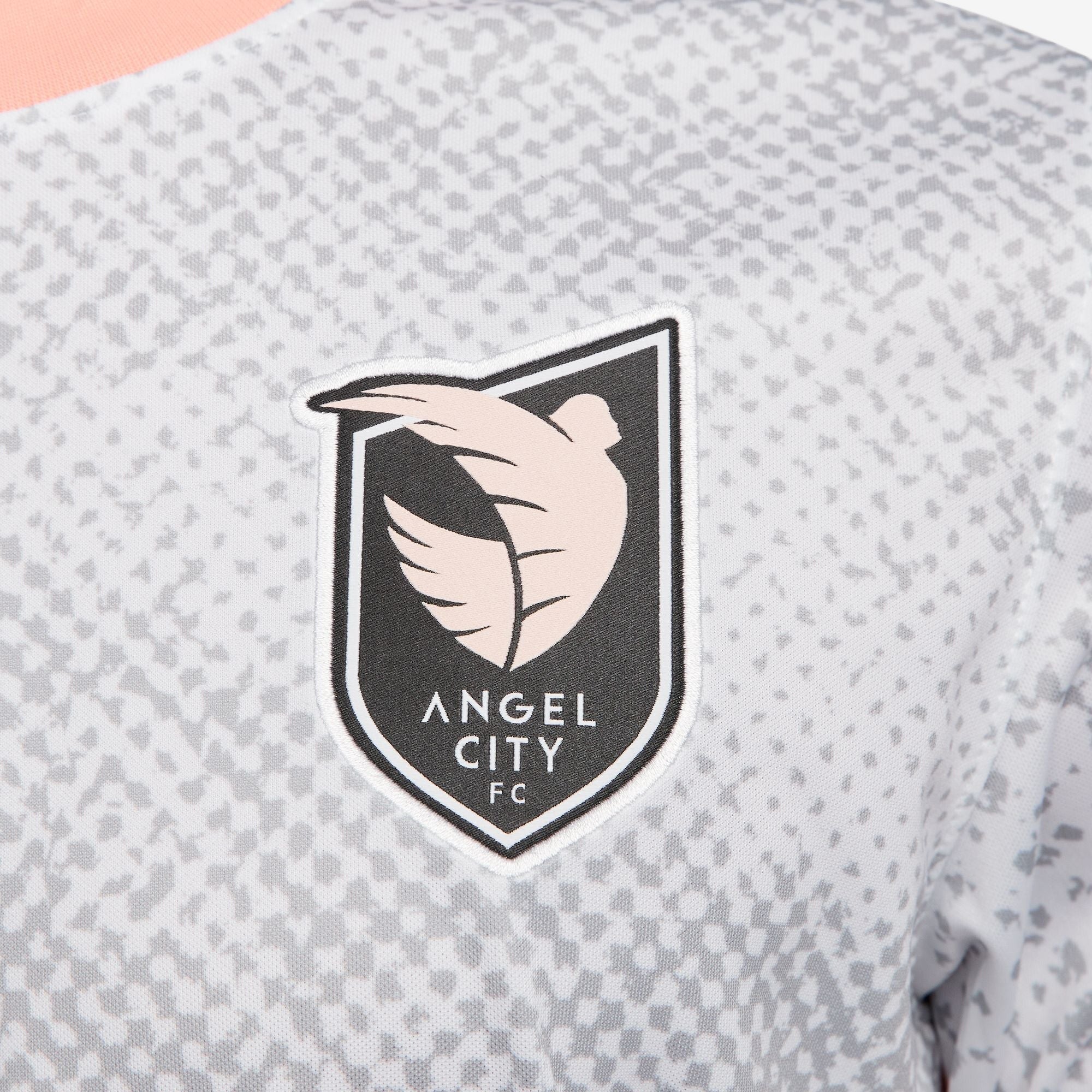 Nike Angel City FC 2023/24 Stadium Away Men's Dri-FIT Soccer Replica Jersey - White/Wolf Grey/Bleached Coral/Dark Smoke Grey