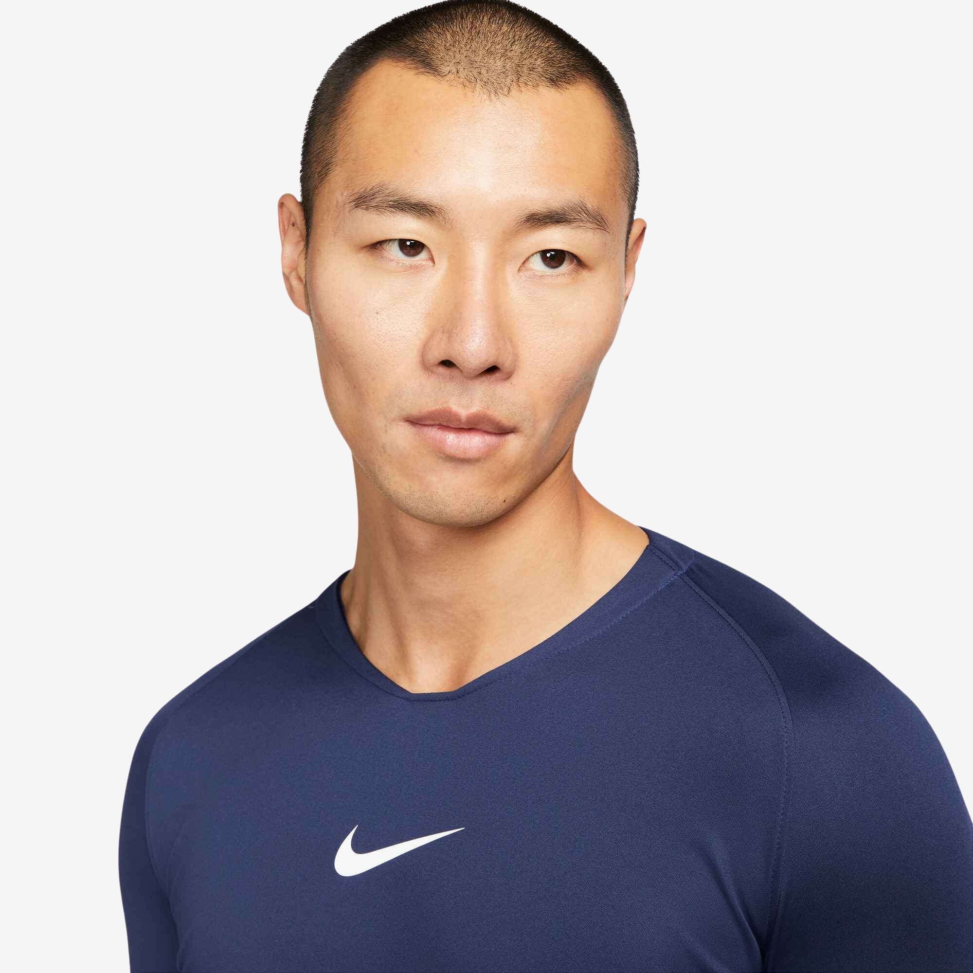 Nike Dri-FIT Park First Layer Men's Soccer Jersey - Midnight Navy/White