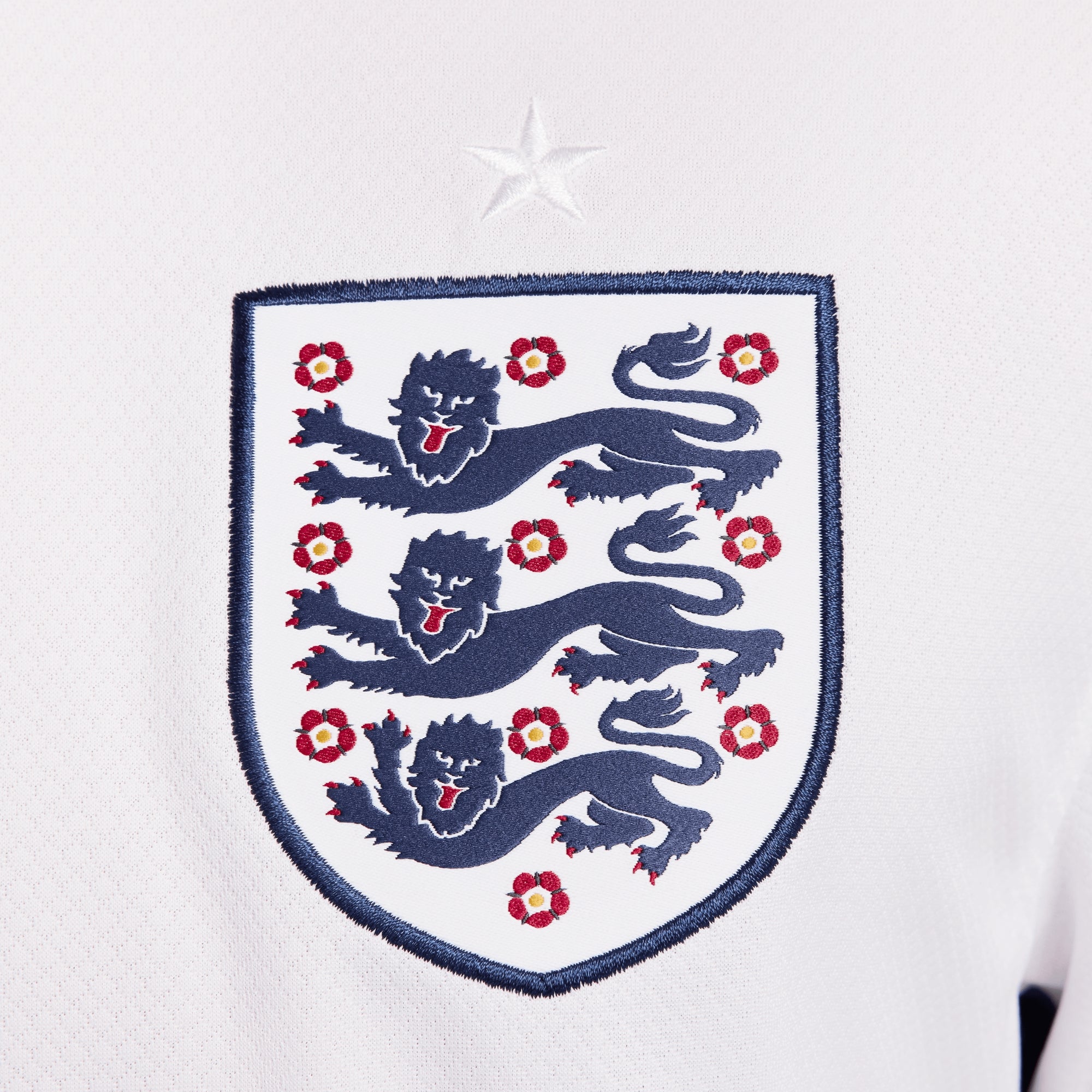 Nike England (Men's Team) 2024/25 Stadium Home Men's Dri-FIT Soccer Replica Jersey - White/Blue Void