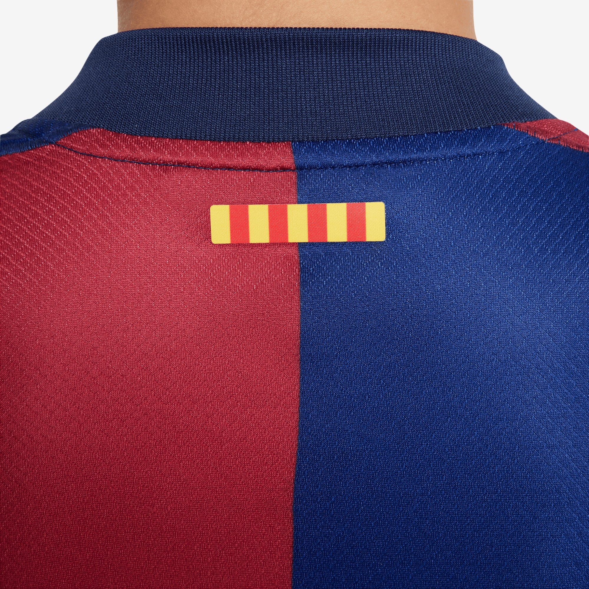 Nike FC Barcelona 2024/25 Stadium Home Big Kids' Dri-FIT Soccer Replica Jersey - Deep Royal Blue/Noble Red/Club Gold