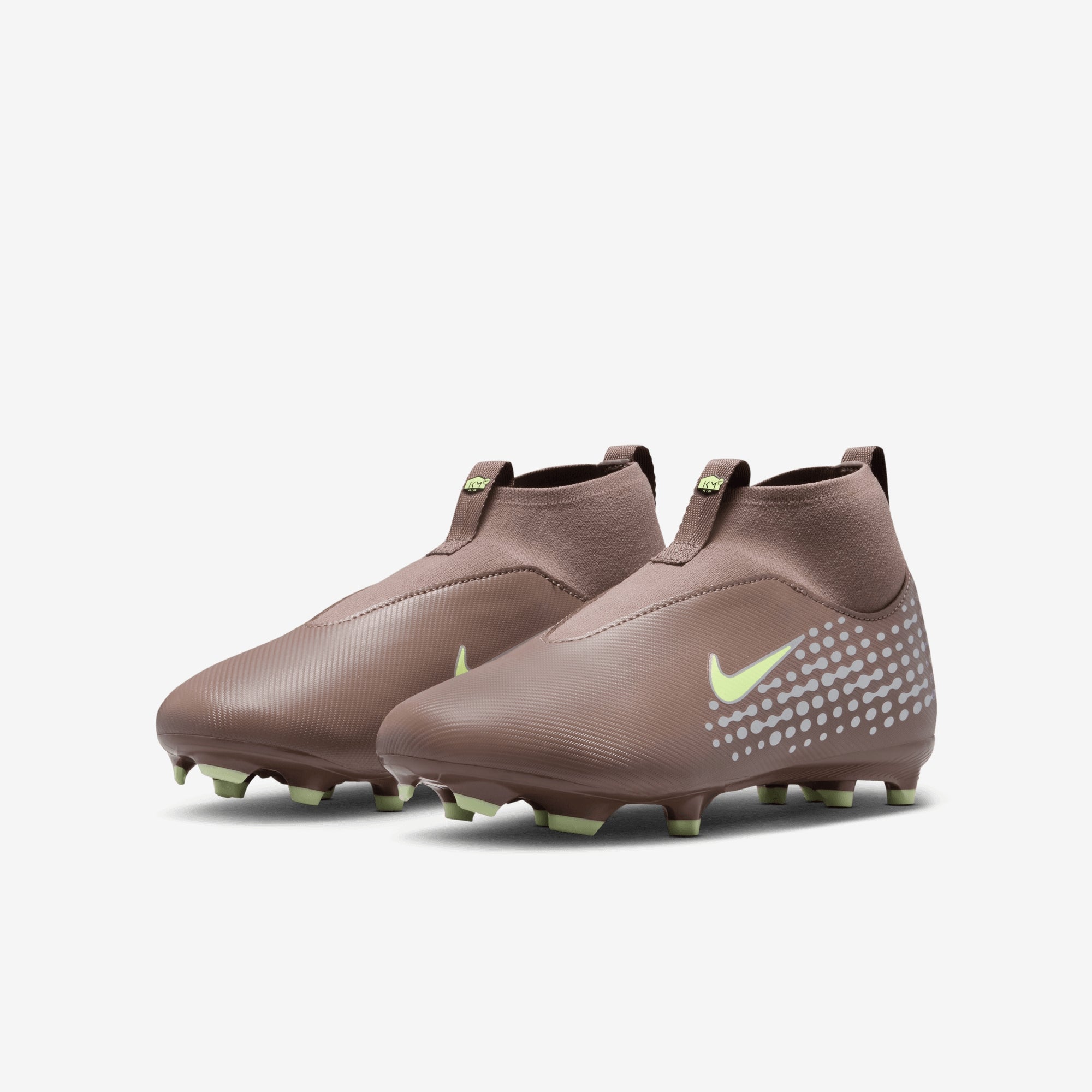 Nike Jr. Mercurial Superfly 10 Academy Kylian Mbappé Big Kids' Multi-Ground Low-Top Soccer Cleats - Plum Eclipse/Metallic Silver