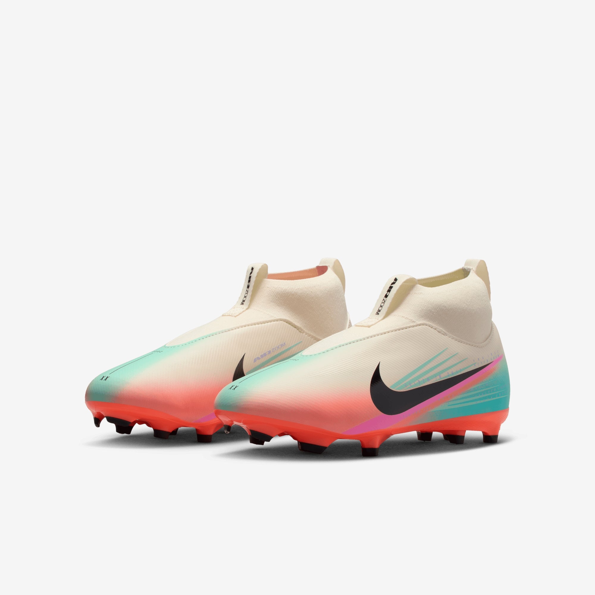 Nike Jr. Mercurial Superfly 10 Academy "Sam Kerr" Big Kids' Multi-Ground High-Top Soccer Cleats - Pale Ivory/Black