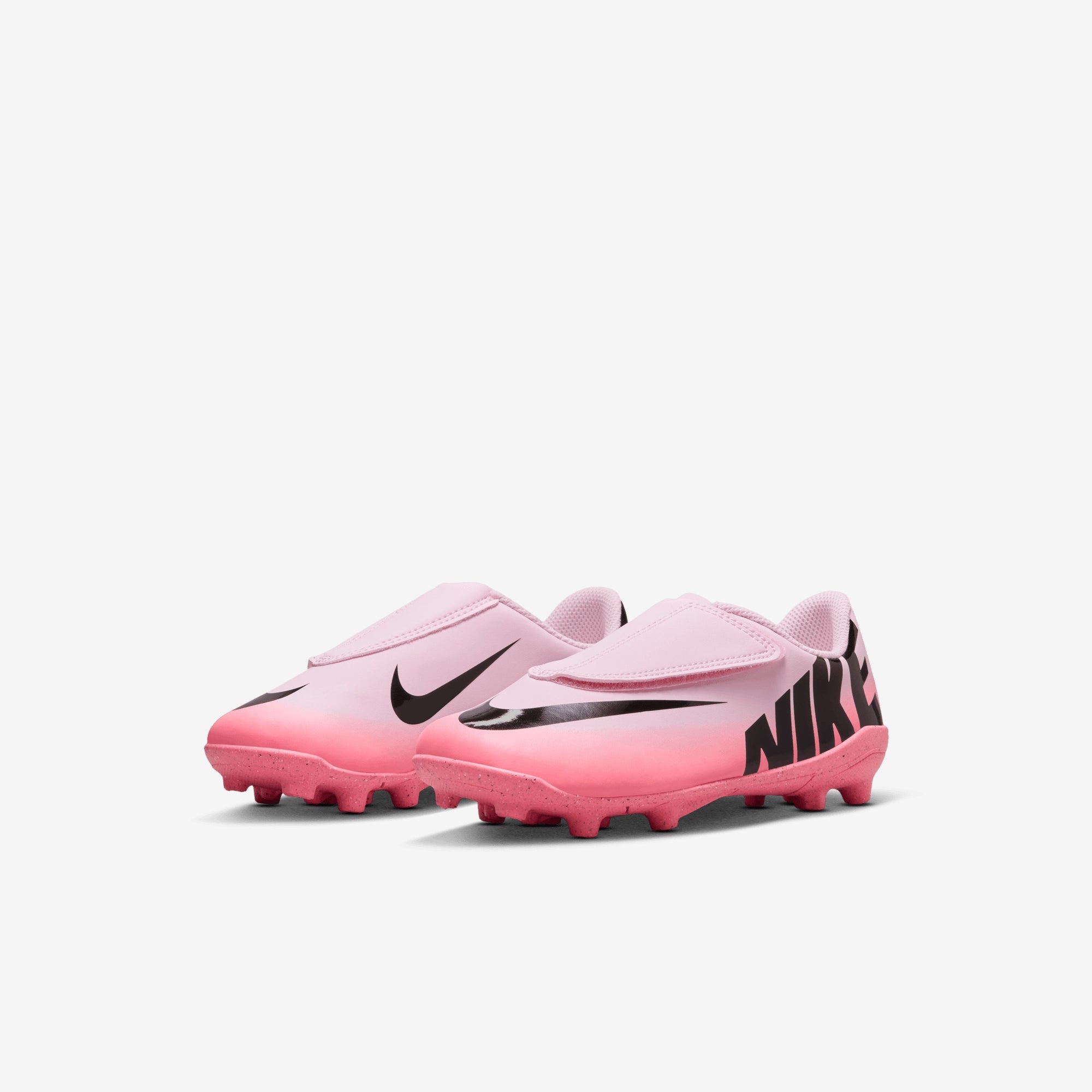 Nike Jr. Mercurial Vapor 15 Club Little Kids' Multi-Ground Low-Top Soccer Cleats - Pink Foam/Black