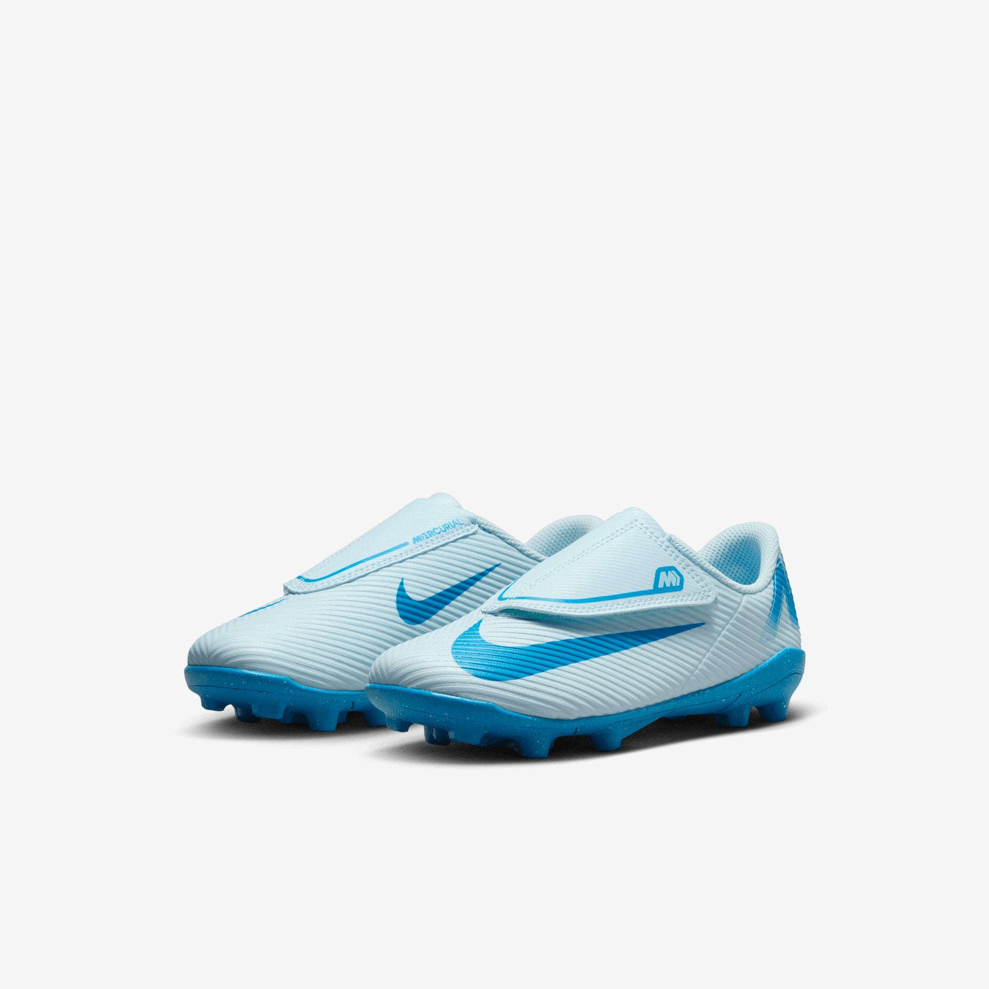 Nike Jr. Mercurial Vapor 16 Club Little Kids' MG Low-Top Soccer Cleats - Glacier Blue/Blue Orbit