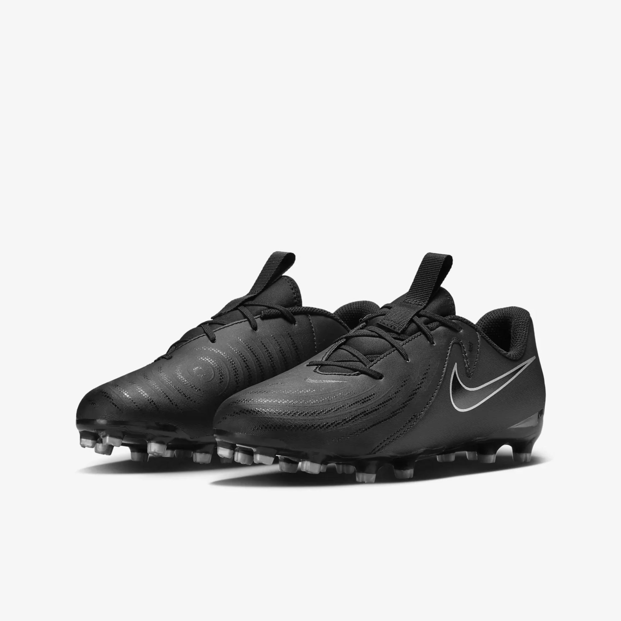 Nike Jr. Phantom GX 2 Academy Little/Big Kids' MG Low-Top Soccer Cleats - Black/Black