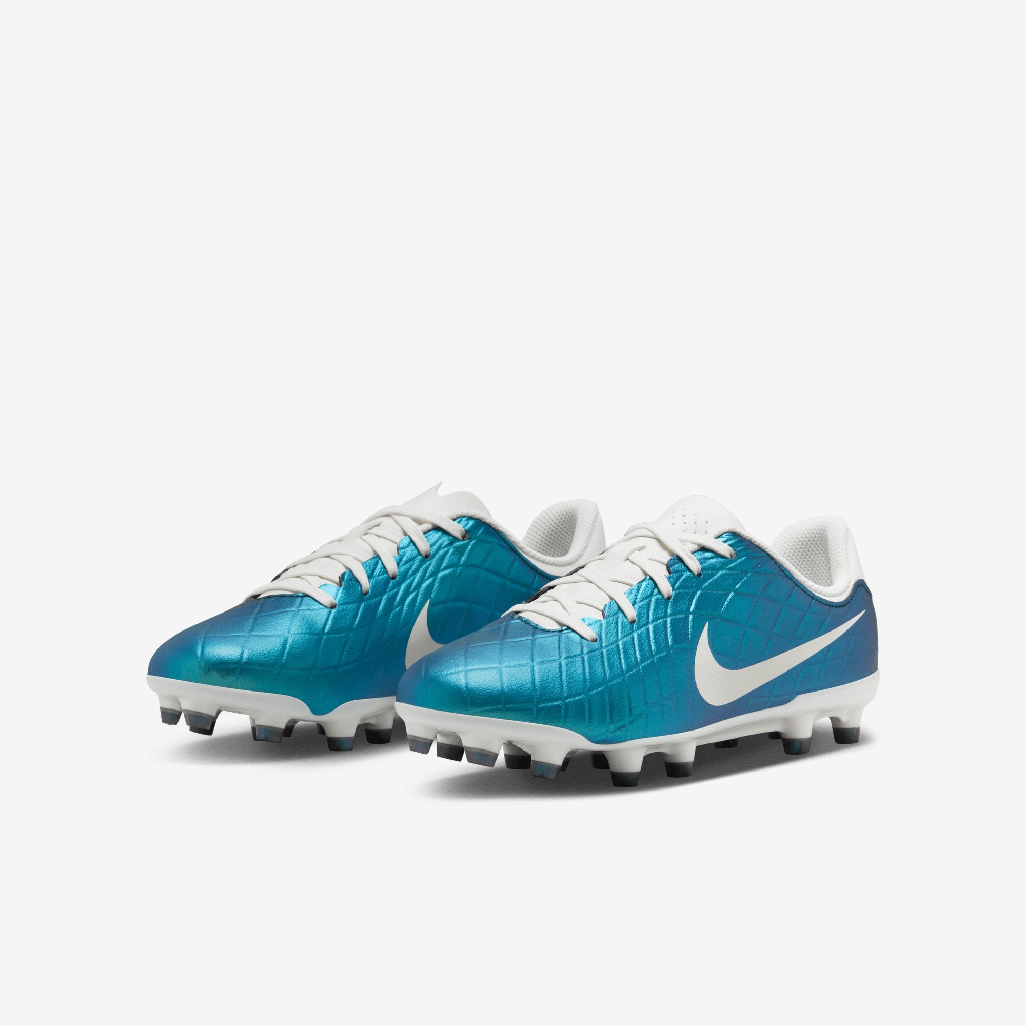 Nike Jr. Tiempo Emerald Legend 10 Academy Little/Big Kids' MG Low-Top Soccer Cleats - Dk Atomic Teal/Sail