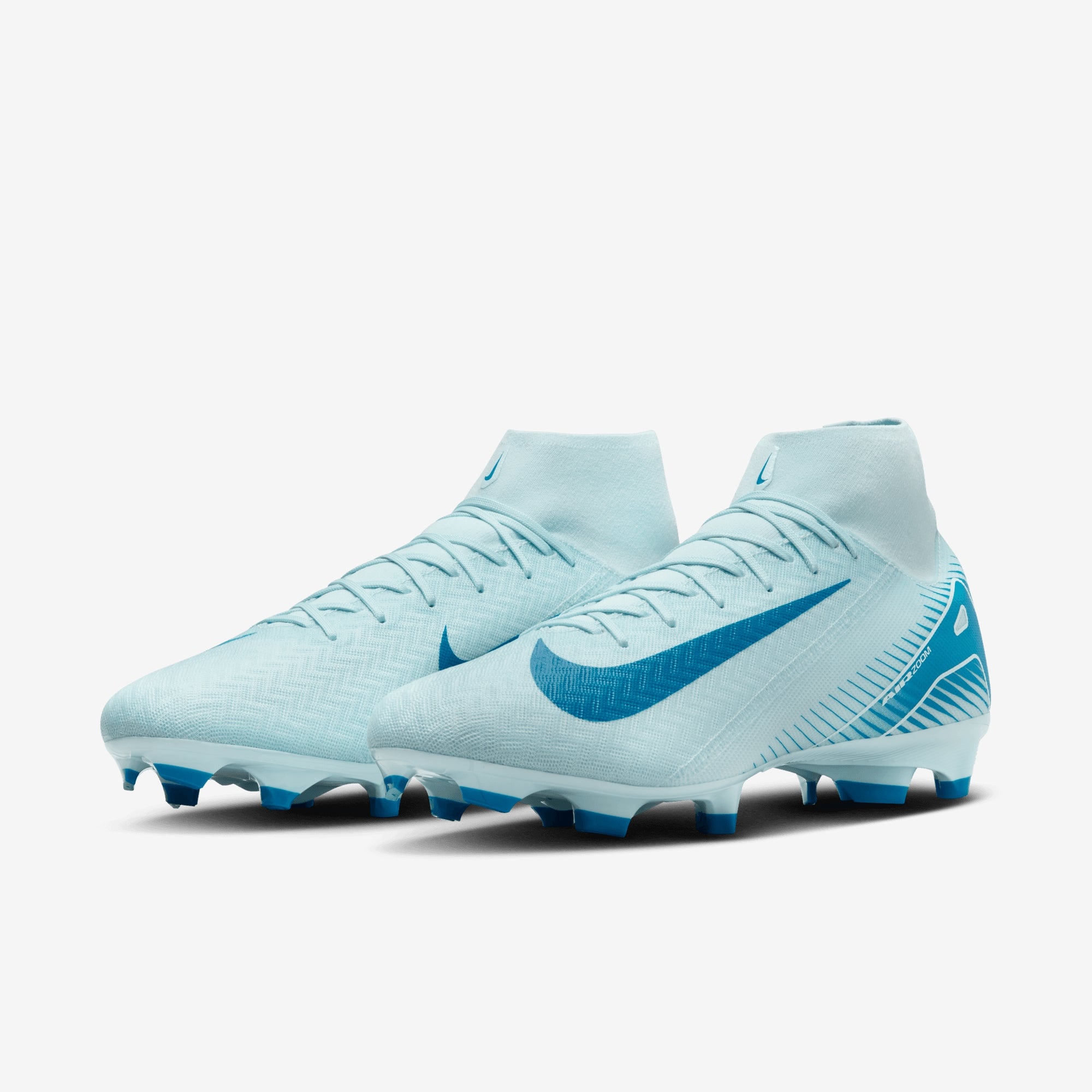 Nike Mercurial Superfly 10 Academy MG High-Top Soccer Cleats - Glacier Blue/Blue Orbit