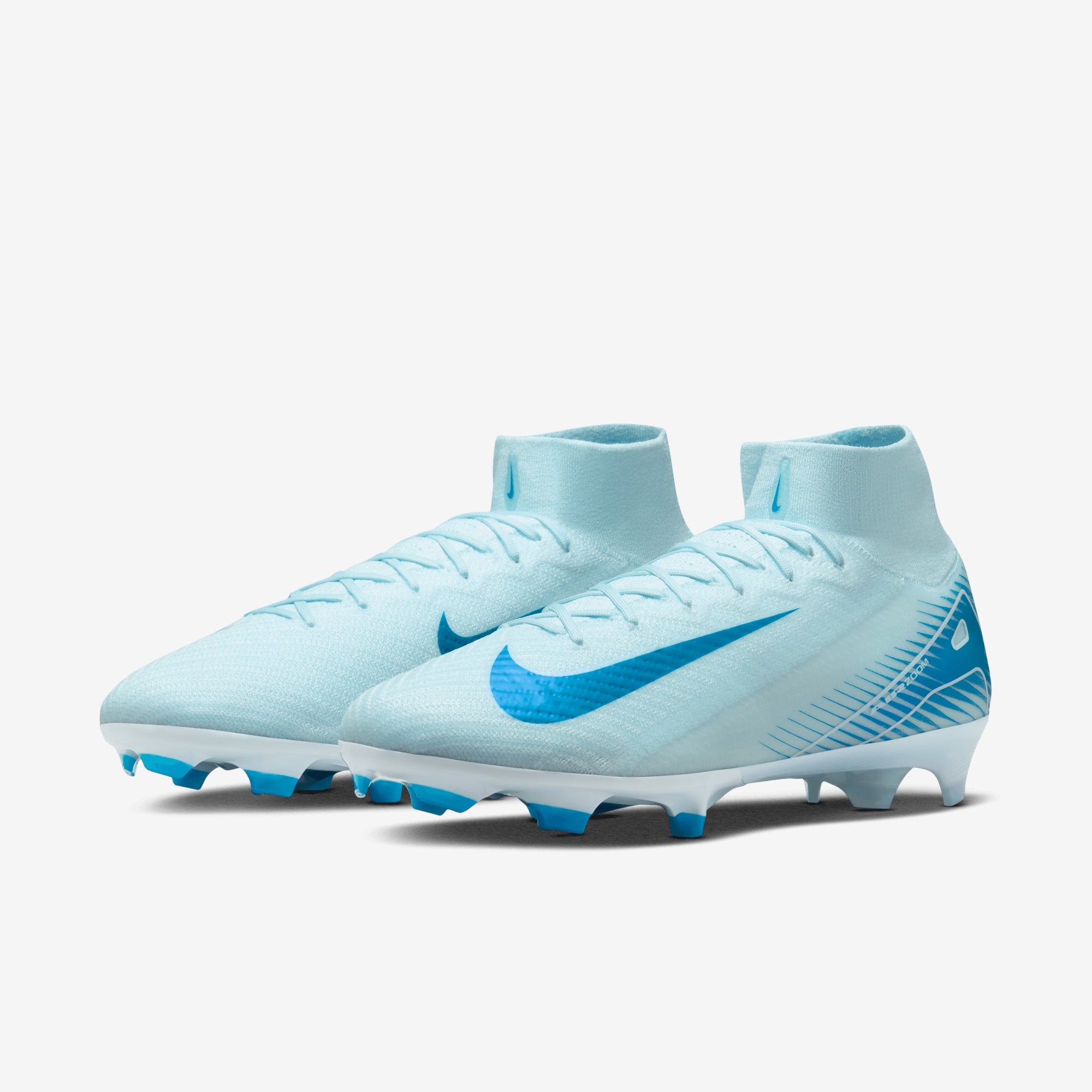 Nike Mercurial Superfly 10 Elite FG High-Top Soccer Cleats - GLACIER BLUE/BLUE ORBIT