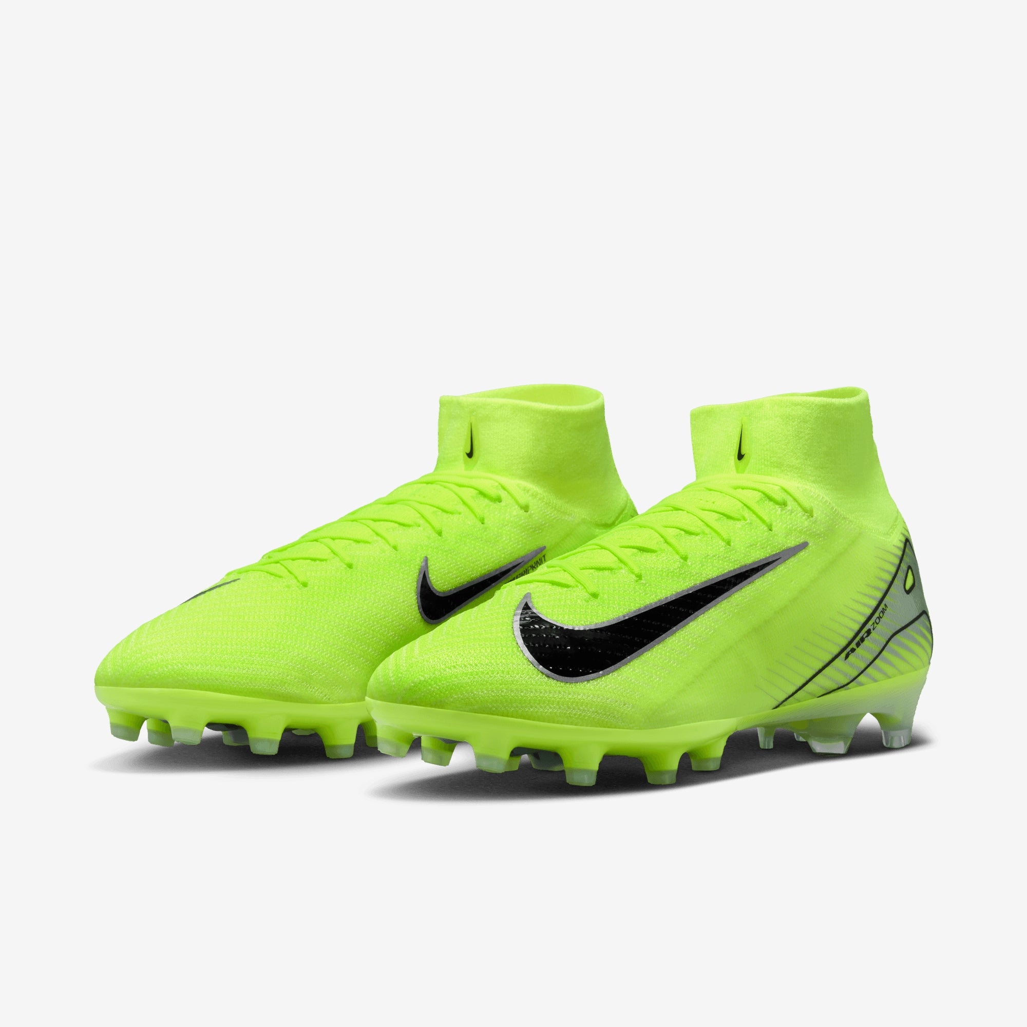 Nike Mercurial Superfly 10 Elite AG-Pro High-Top Soccer Cleats - Volt/Black