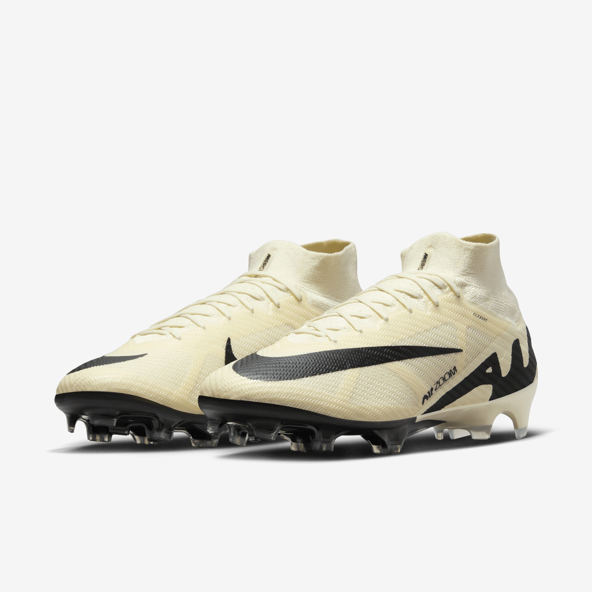 Nike Mercurial Superfly 9 Elite FG High-Top Soccer Cleats - Lemonade/Black