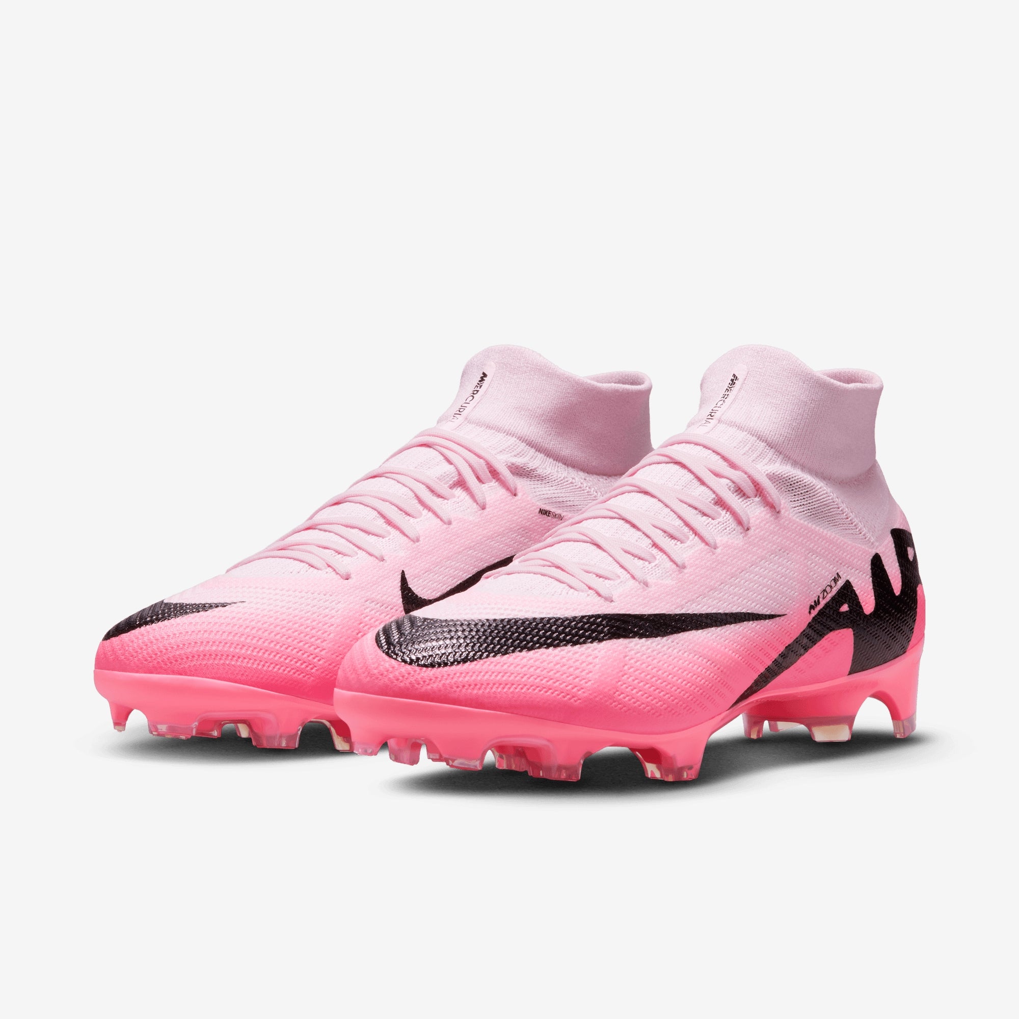 Nike Mercurial Superfly 9 Pro FG High-Top Soccer Cleats - Pink Foam/Black