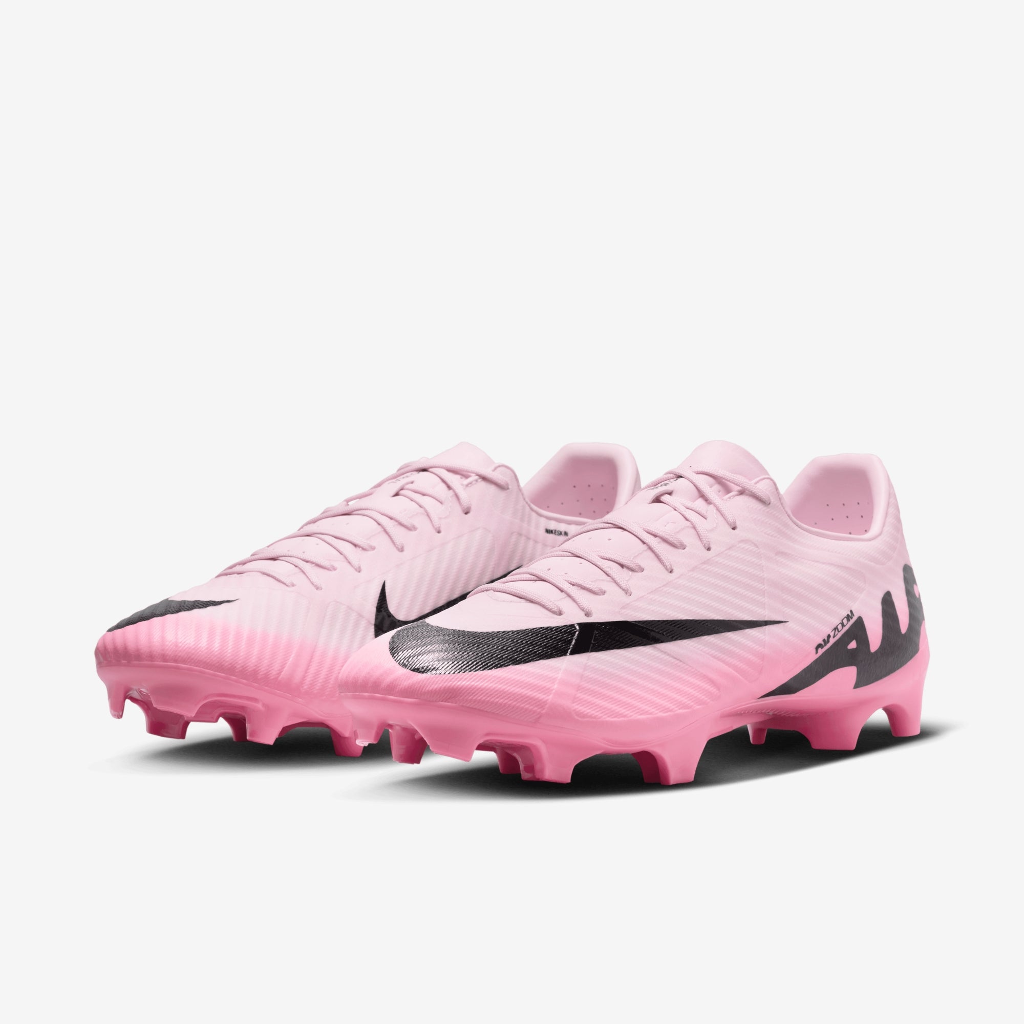 Nike Mercurial Vapor 15 Academy MG Low-Top Soccer Cleats - Pink Foam/Black