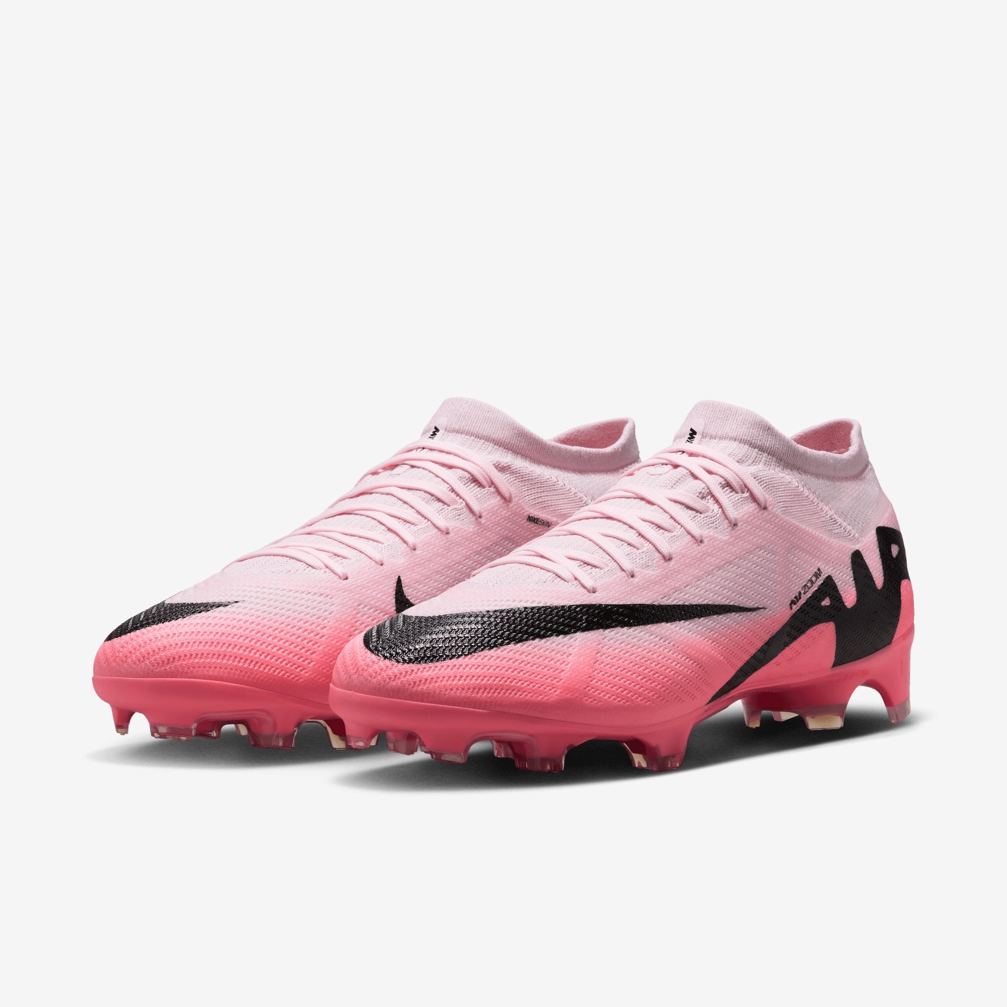 Nike Mercurial Vapor 15 Pro FG Low-Top Soccer Cleats - Pink Foam/Black