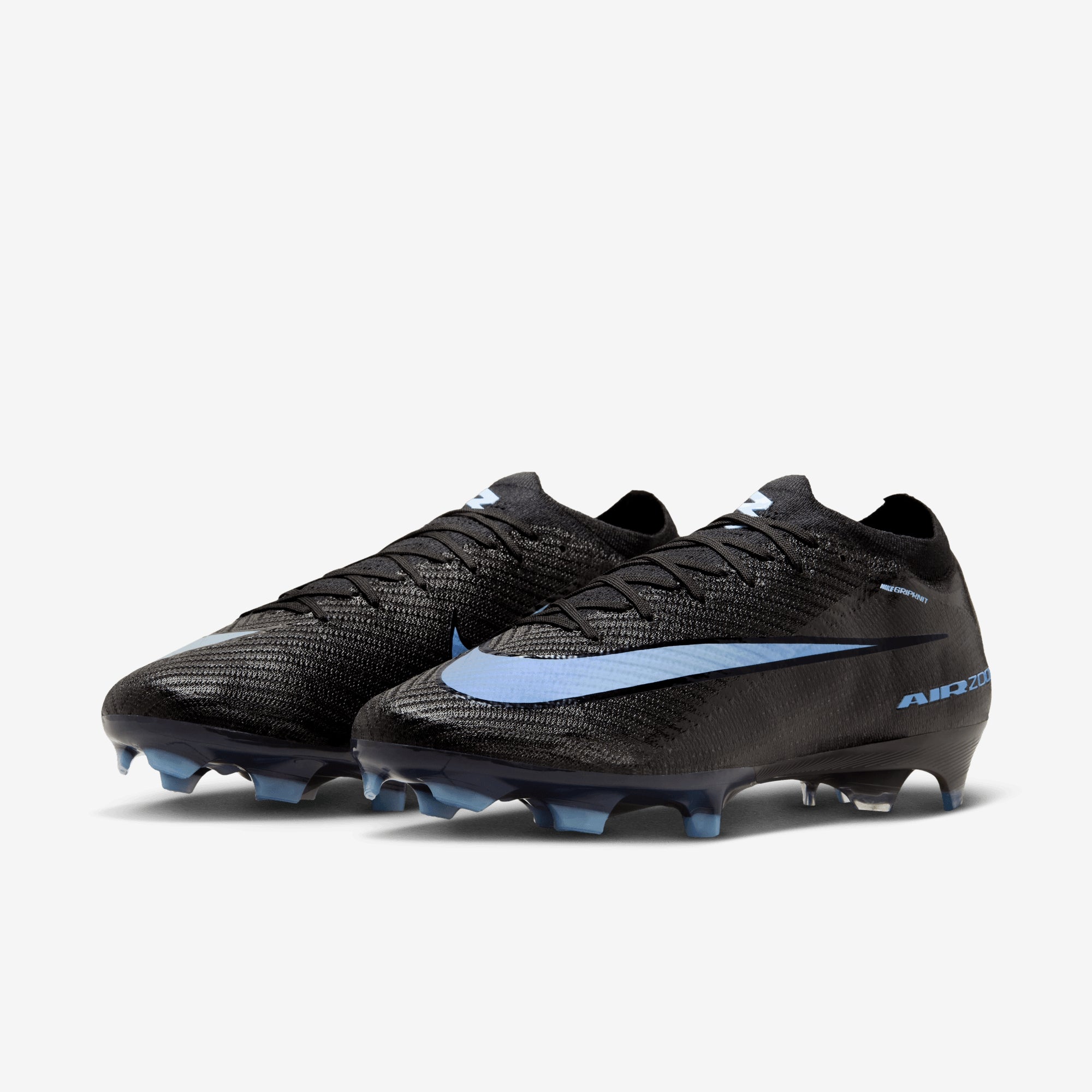 Nike Mercurial Vapor 16 Elite Firm-Ground Low-Top Soccer Cleats - Black/Ice Blue
