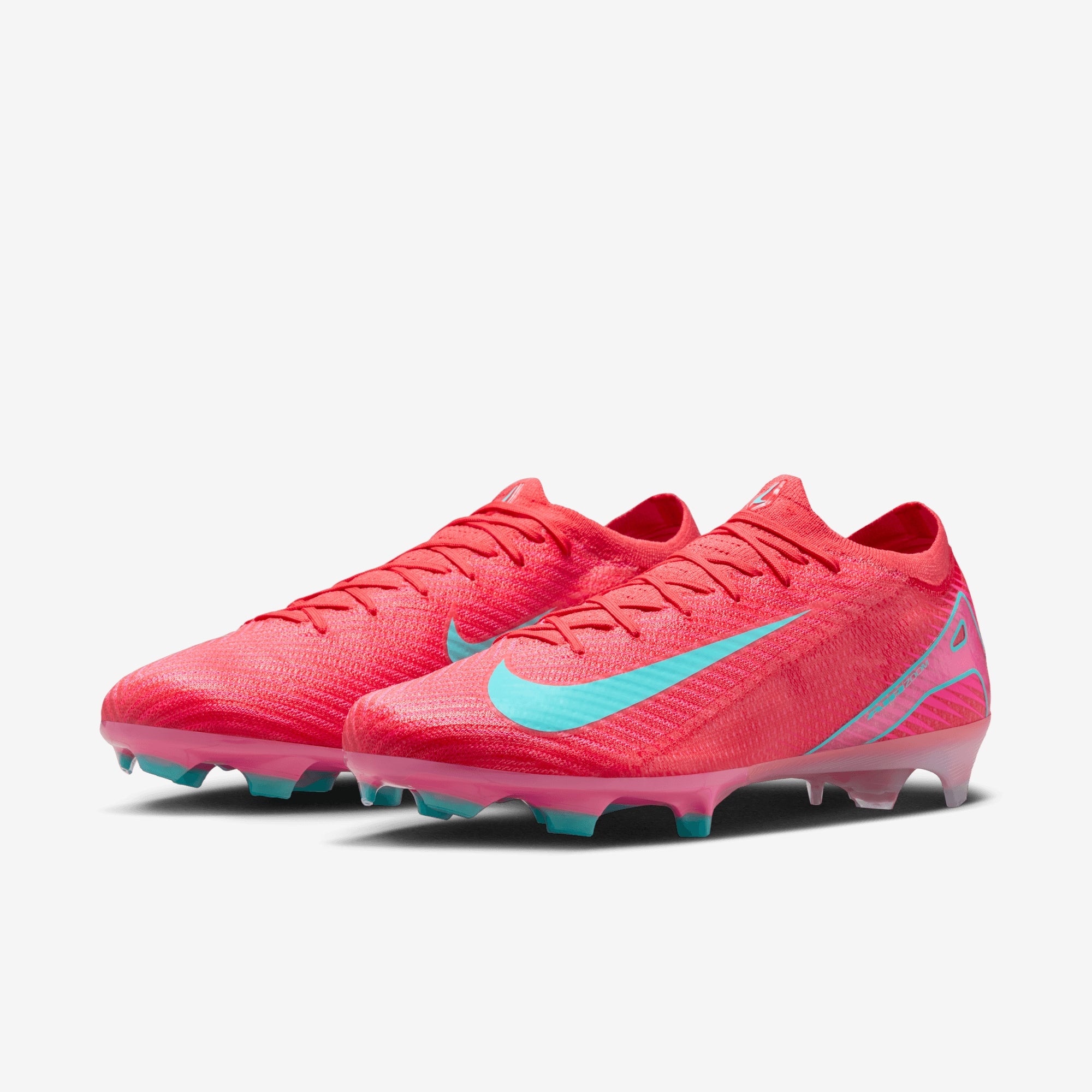 Nike Mercurial Vapor 16 Elite FG Low-Top Soccer Cleats - Ember Glow/Aurora Green