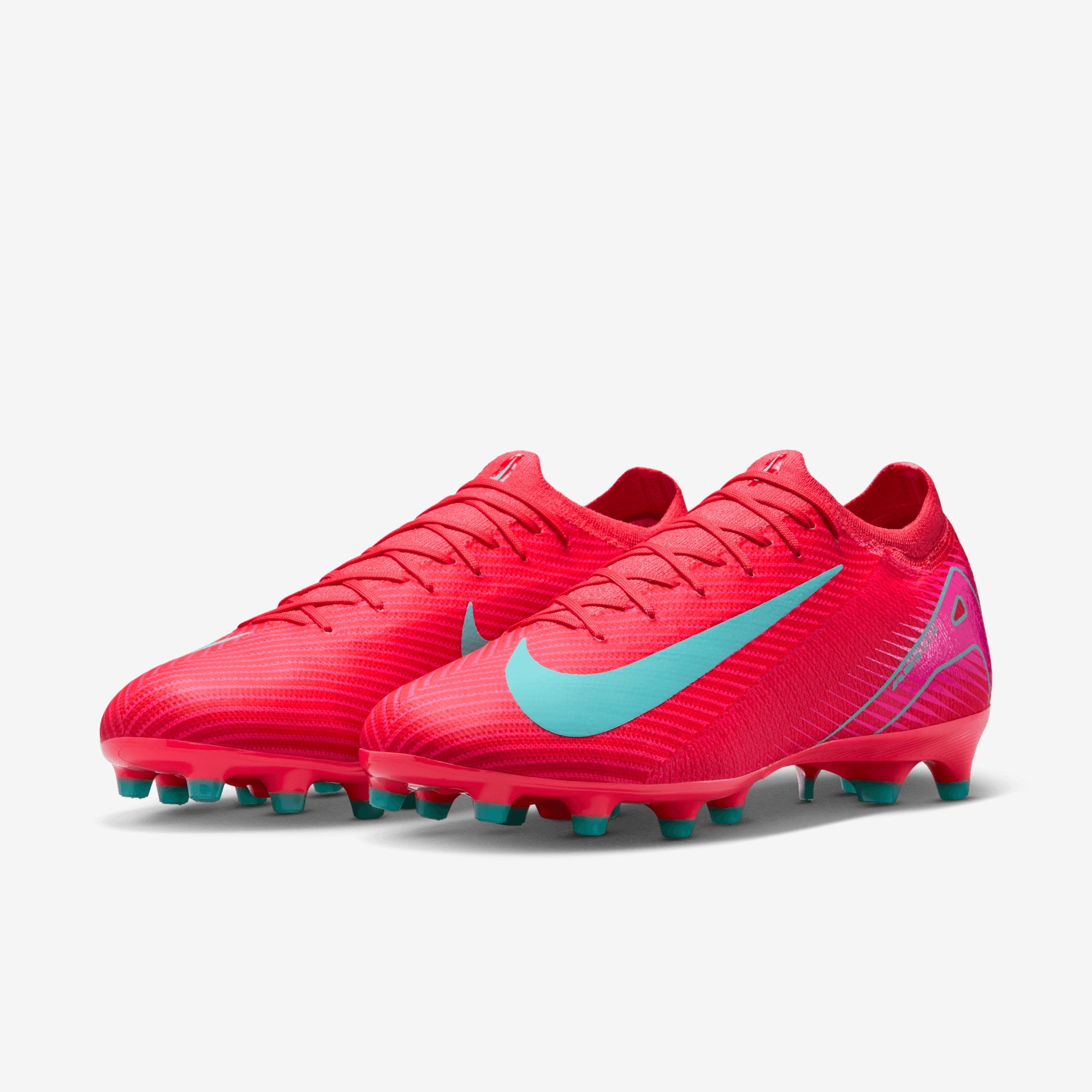 Nike Mercurial Vapor 16 Pro AG-Pro Low-Top Soccer Cleats - Ember Glow/Aurora Green