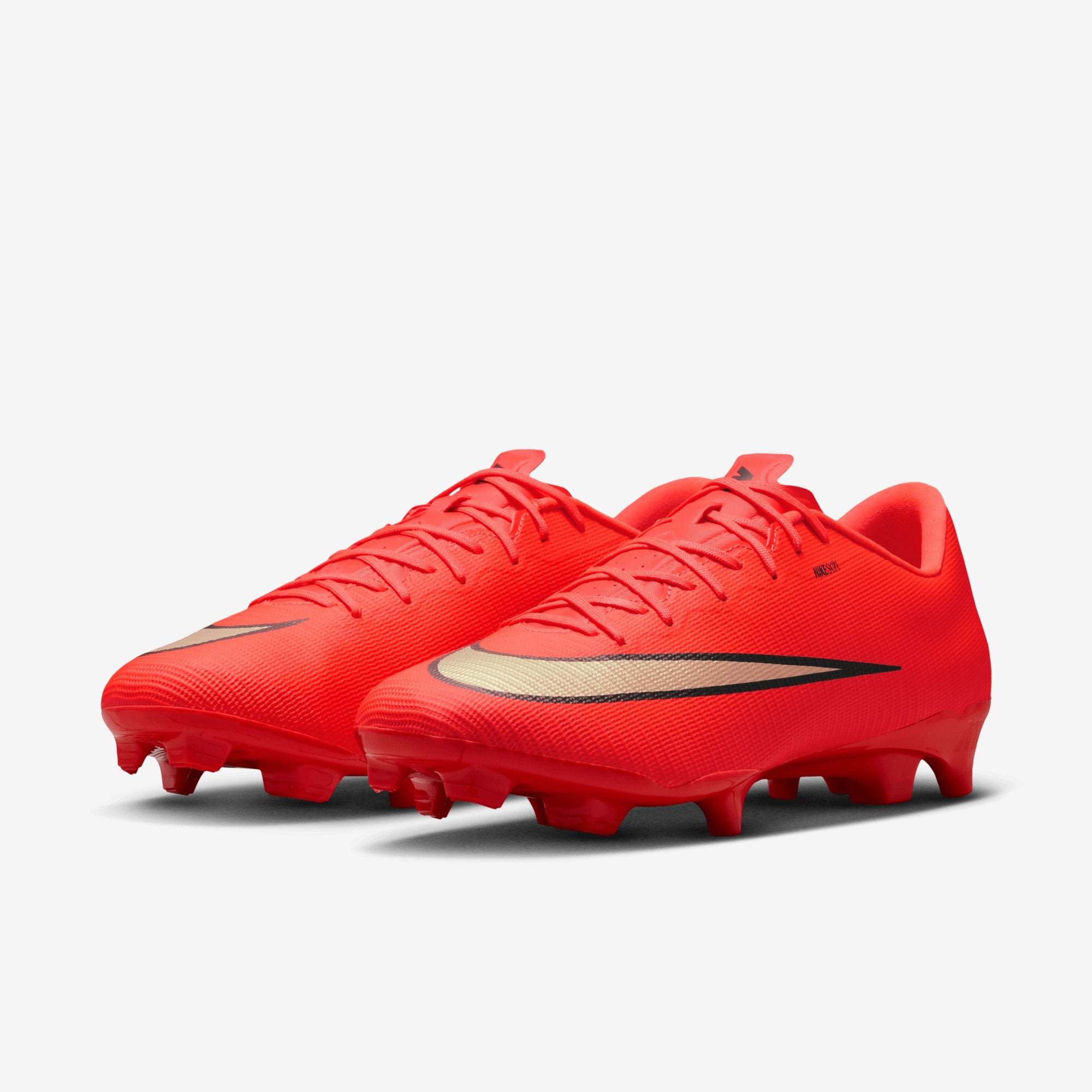 Nike Mercurial Vapor 17 Academy Multi-Ground Low-Top Soccer Cleats - Bright Crimson/Blur