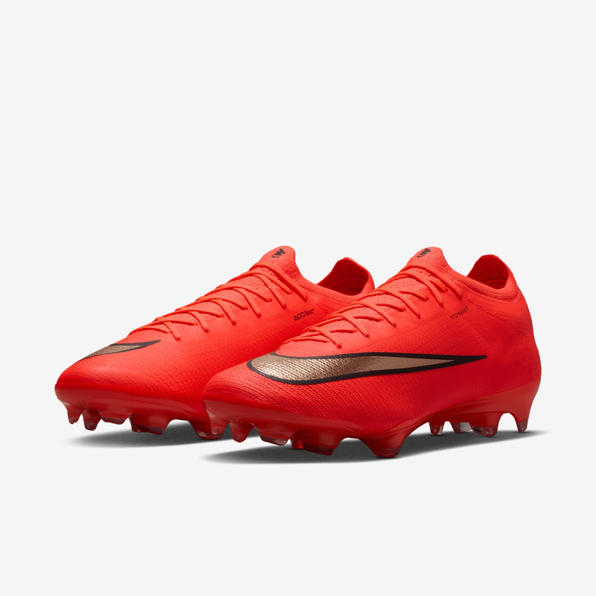 Nike Mercurial Vapor 17 Elite Firm-Ground Low-Top Soccer Cleats - Bright Crimson/Blur