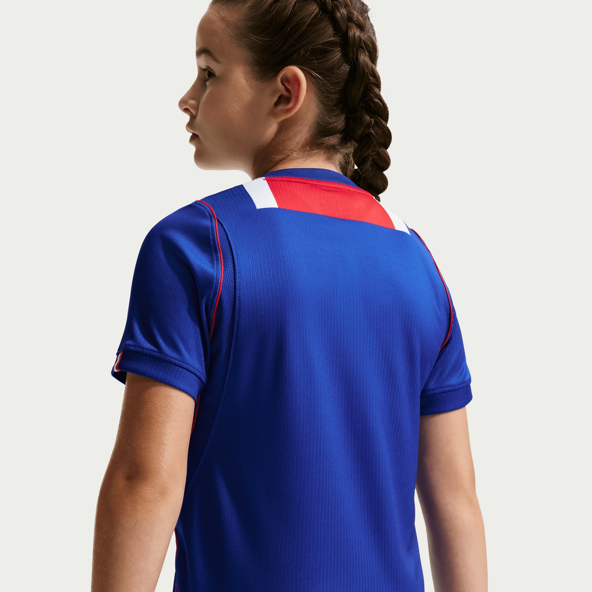 Nike Paris Saint-Germain 2026/27 Stadium Home Big Kids' Dri-FIT Soccer Repica Jersey - Old Royal/White/University Red/White