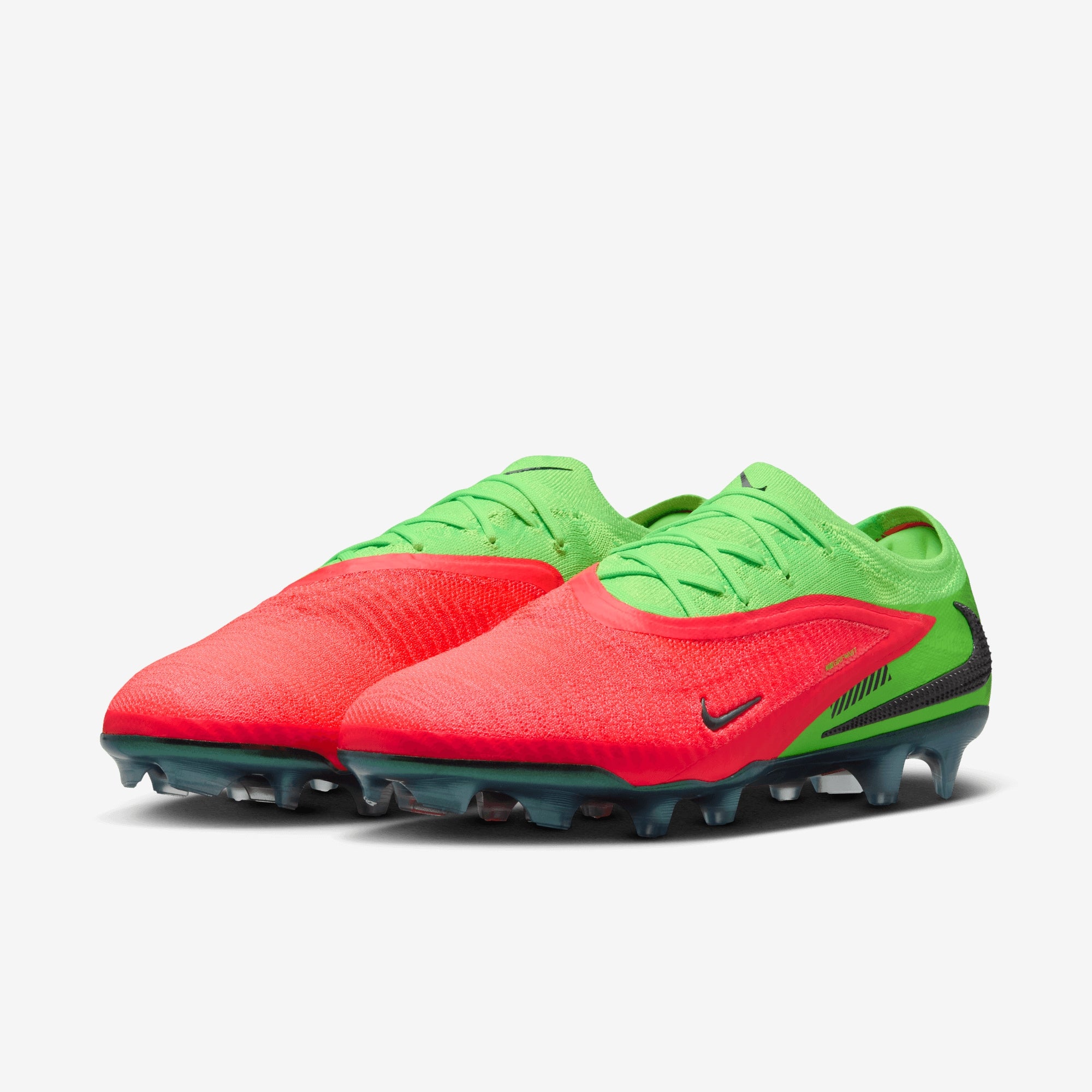 Nike Phantom 6 Low Elite Erling Haaland Firm-Ground Soccer Cleats - Hot Punch/Black-Green Strike