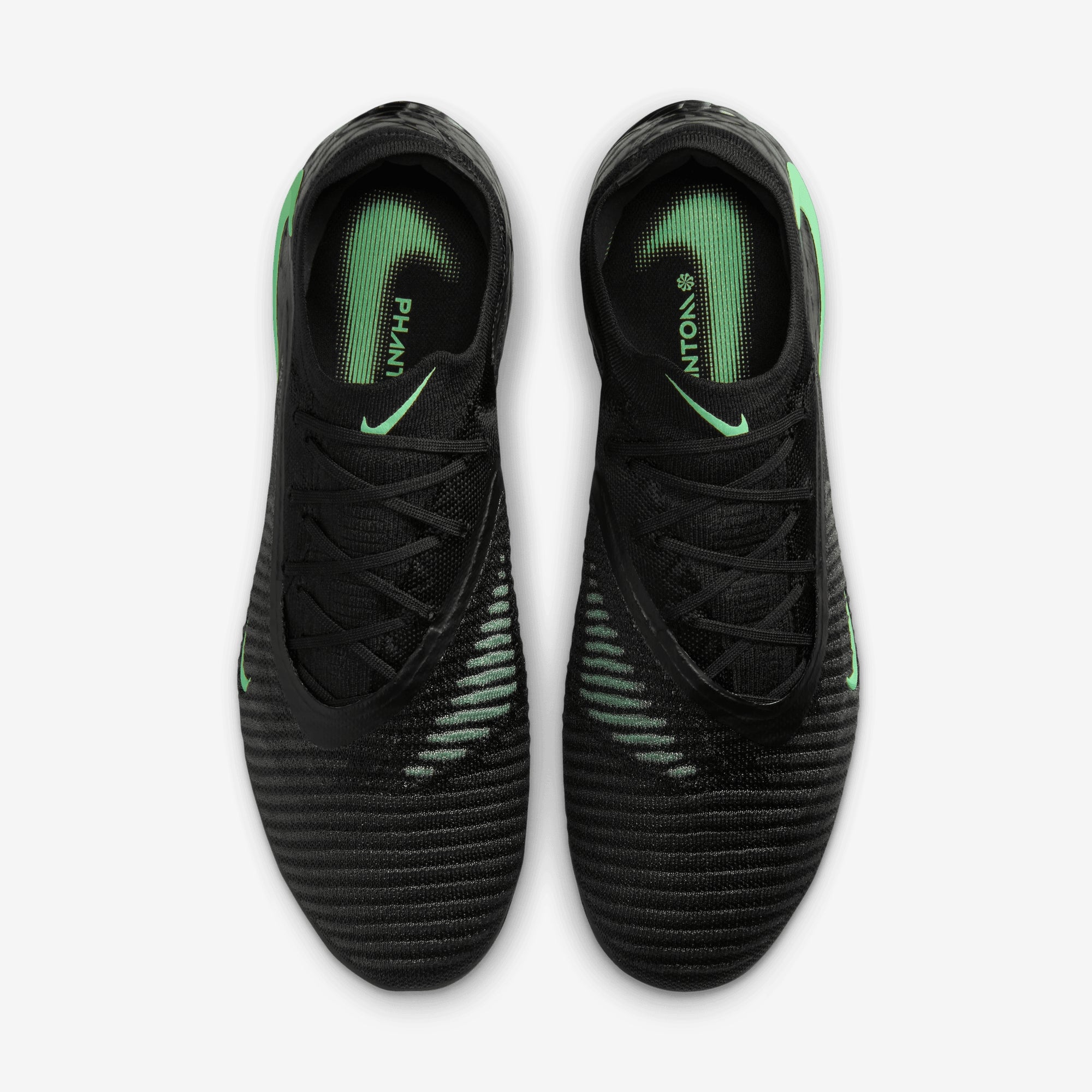 Nike Phantom 6 Low Elite Firm-Ground Soccer Cleats - Black/Illusion Green-Black