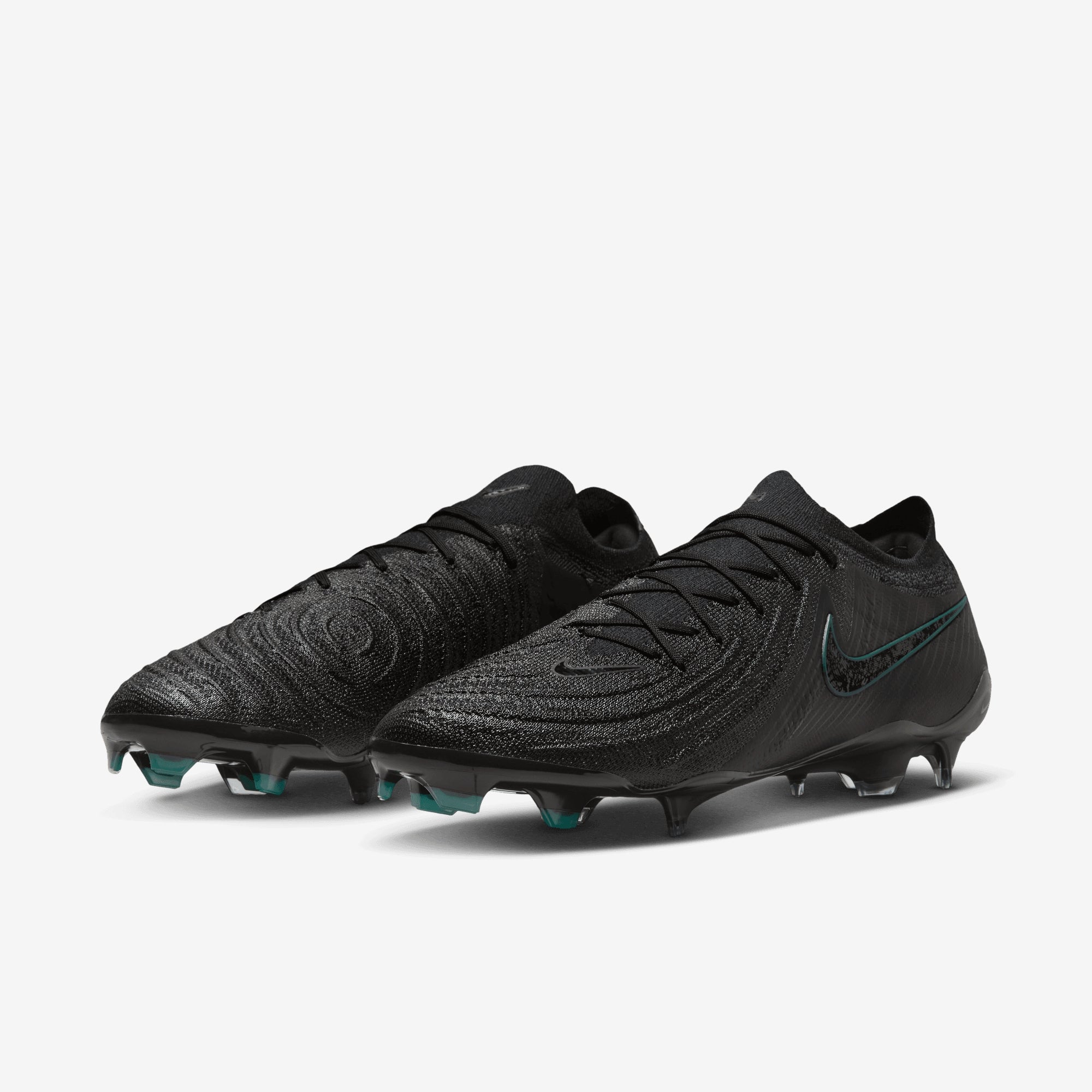 Nike Phantom GX 2 Elite FG Low-Top Soccer Cleats - Black/Black-Deep Jungle