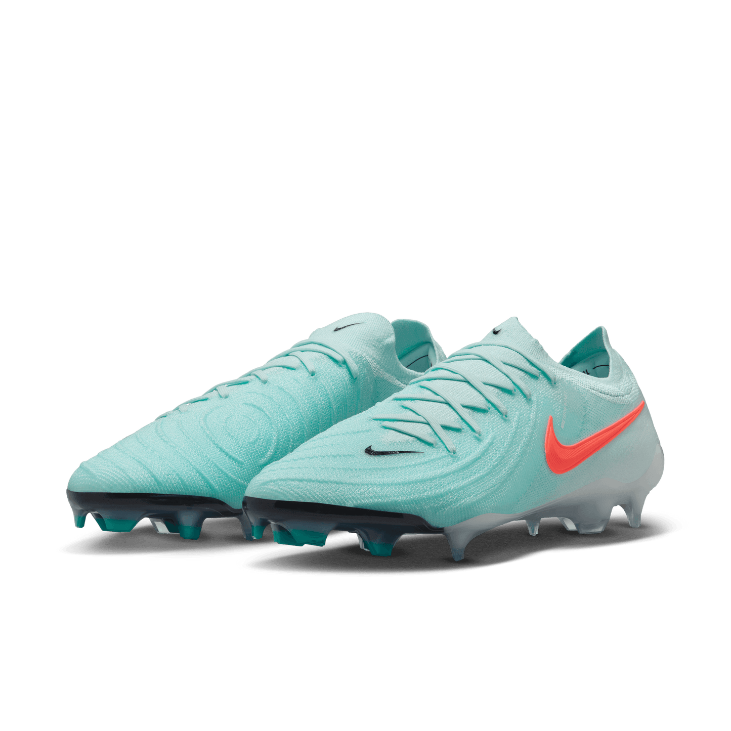 Nike Phantom GX 2 Elite FG Low-Top Soccer Cleats - Ember Glow/Aurora Green