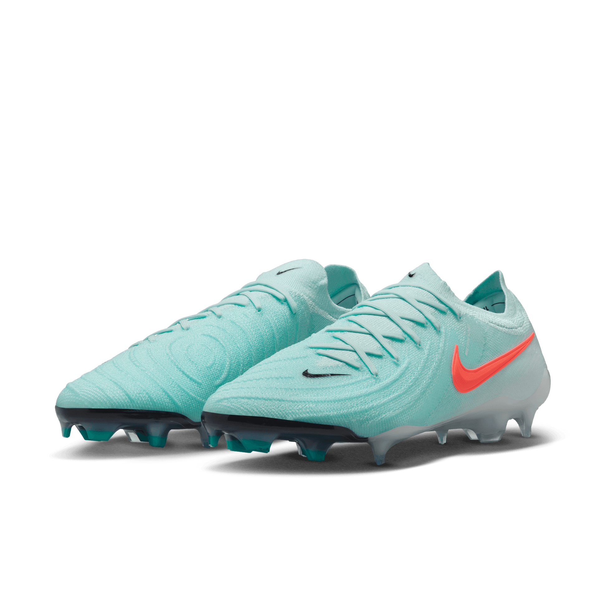 Nike Phantom GX 2 Elite FG Low-Top Soccer Cleats - Ember Glow/Aurora Green