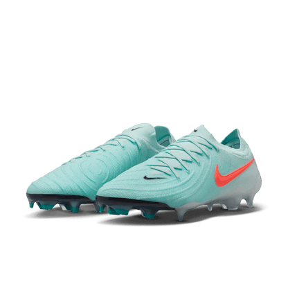 Nike Phantom GX 2 Elite FG Low-Top Soccer Cleats - Ember Glow/Aurora Green