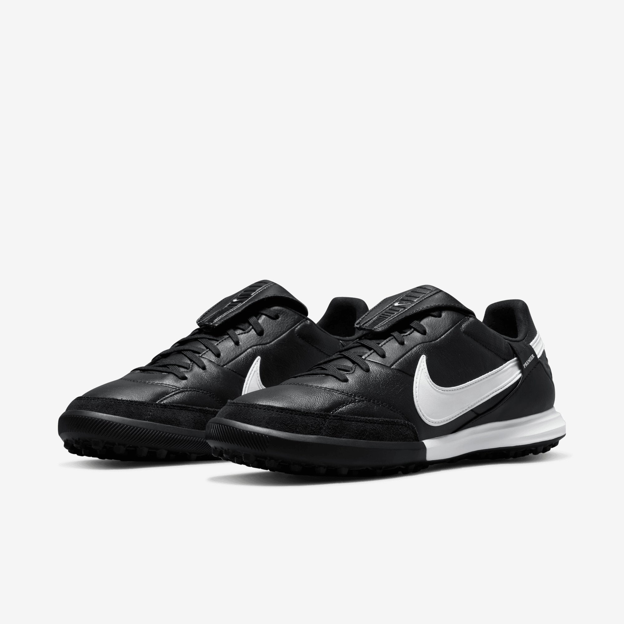 Nike Premier 3 TF Low-Top Soccer Shoes - Black/White