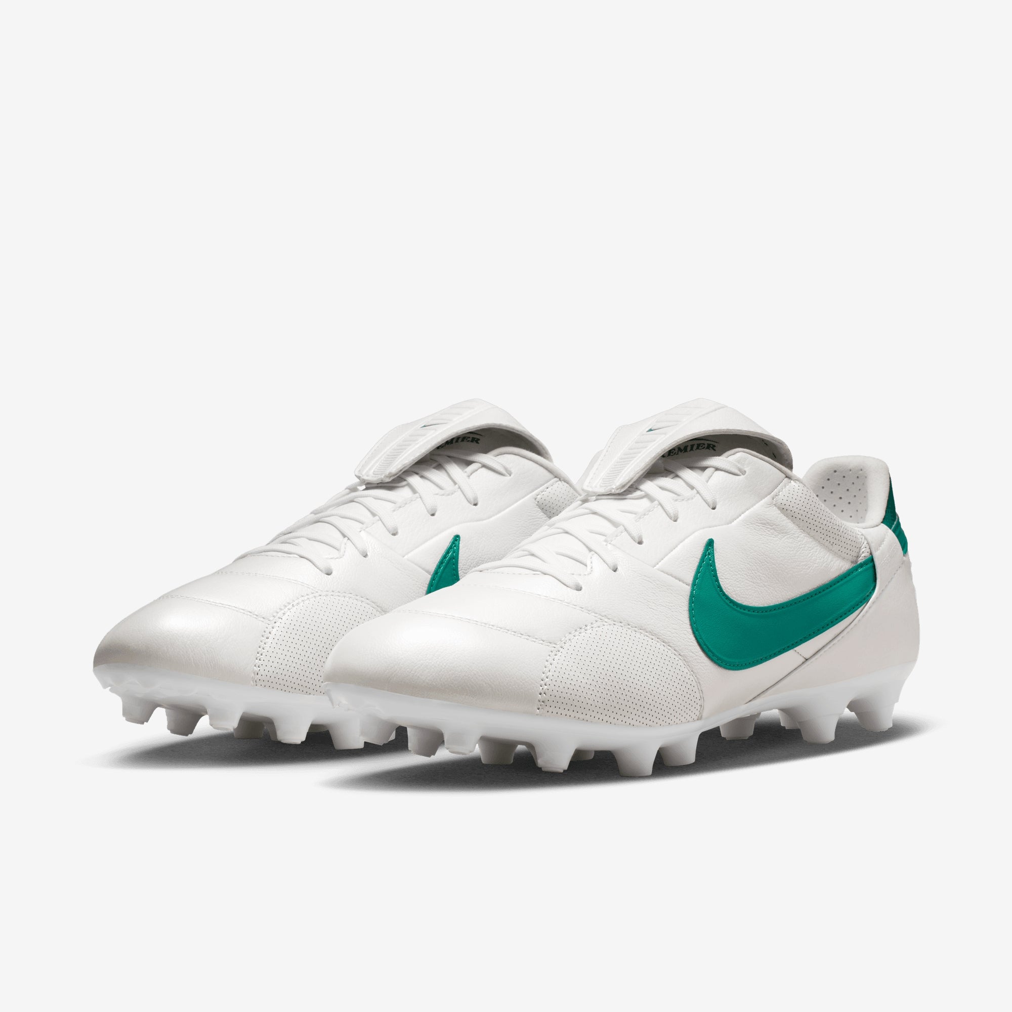 Nike Premier 3 FG Low-Top Soccer Cleats - Mtlc Summit Wht/Mystic Green