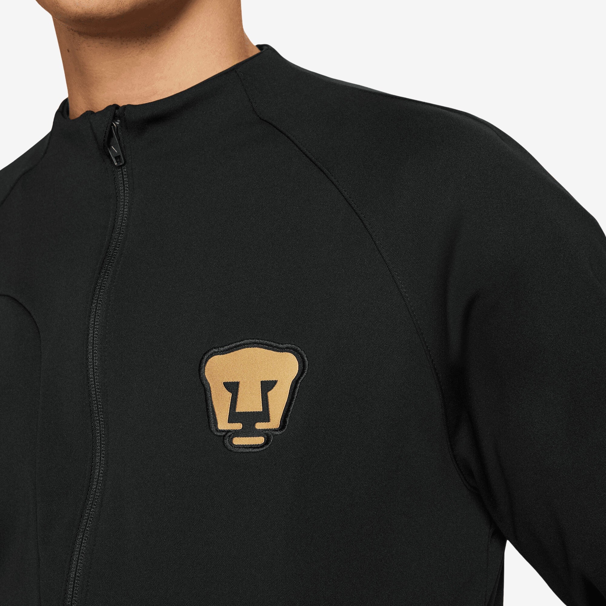 Nike Pumas UNAM Academy Pro Men's Full-Zip Knit Soccer Jacket - Black/Gold