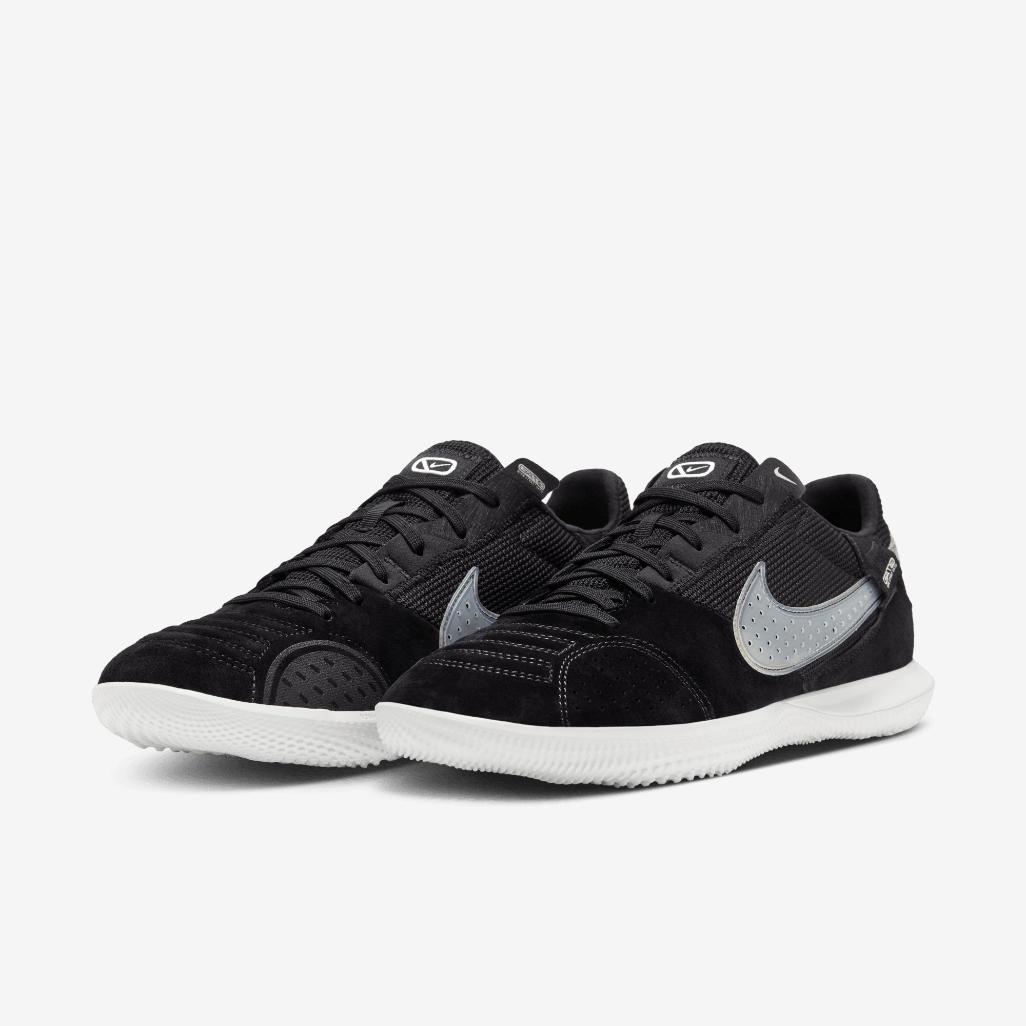 Nike Streetgato Low-Top Soccer Shoes - Black/Summit White-Off Noir