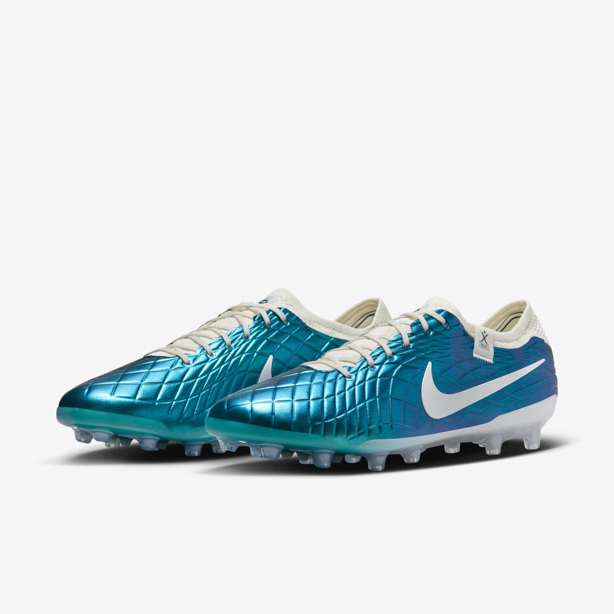 Nike Tiempo Emerald Legend 10 Elite AG-Pro Low-Top Soccer Cleats - Dk Atomic Teal/Sail