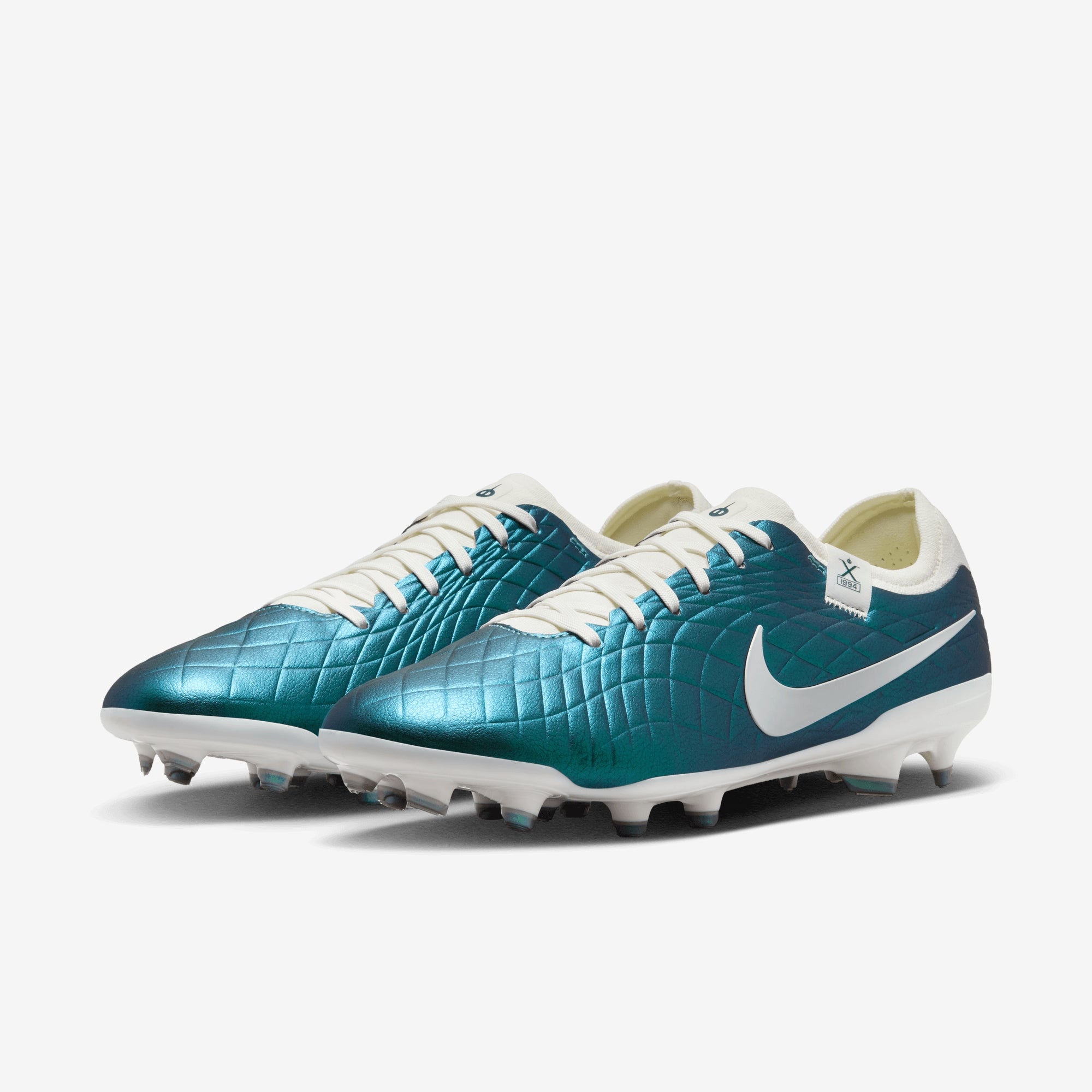 Nike Tiempo Emerald Legend 10 Pro FG Low-Top Soccer Cleats - Dk Atomic Teal/Sail