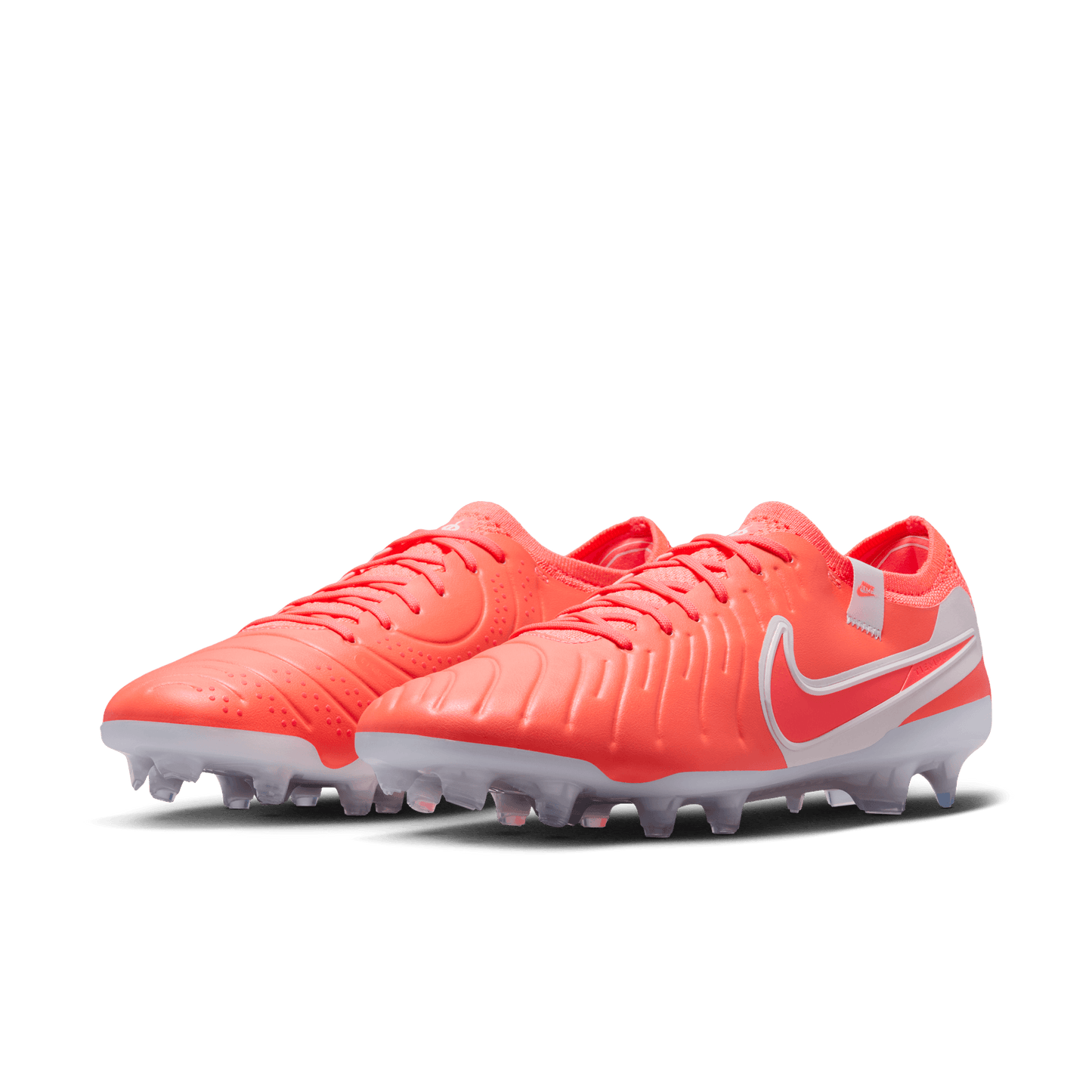 Nike Tiempo Legend 10 Elite FG Low-Top Soccer Cleats - Hot Lava/White