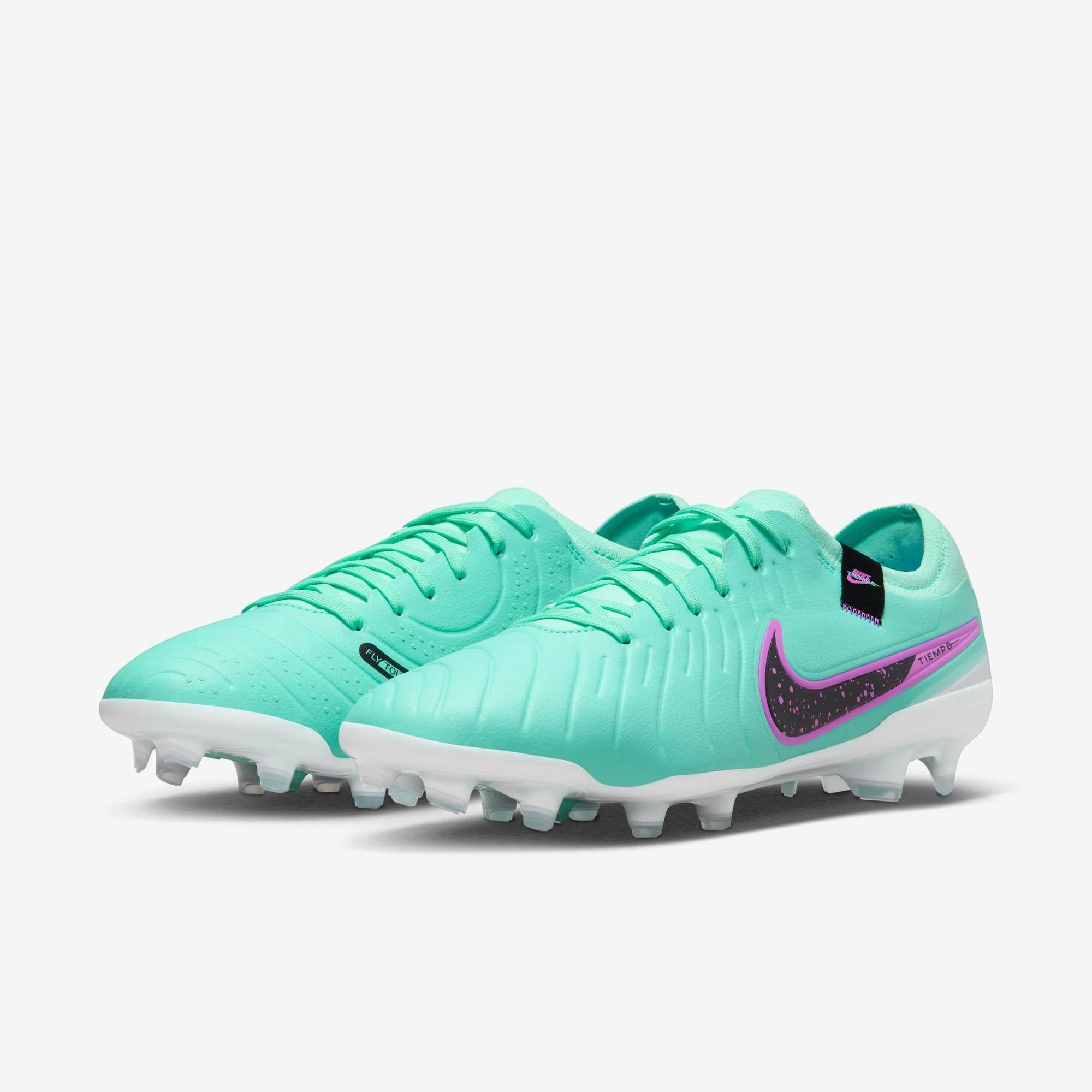 Nike Tiempo Legend 10 Pro FG Low-Top Soccer Cleats - Hyper Turquoise/Black/Fuchsia Dream