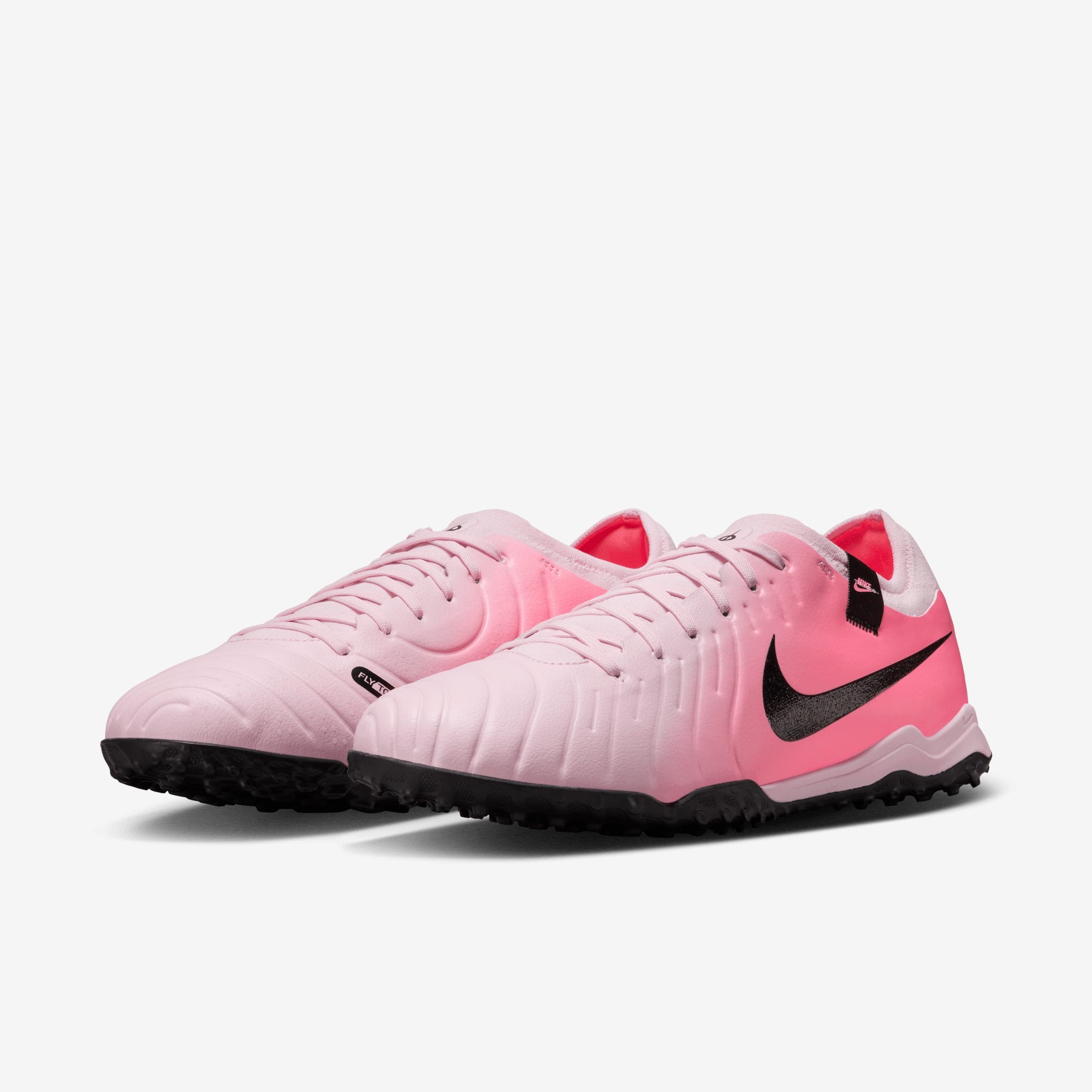 Nike Tiempo Legend 10 Pro TF Low-Top Soccer Shoes - Pink Foam/Black