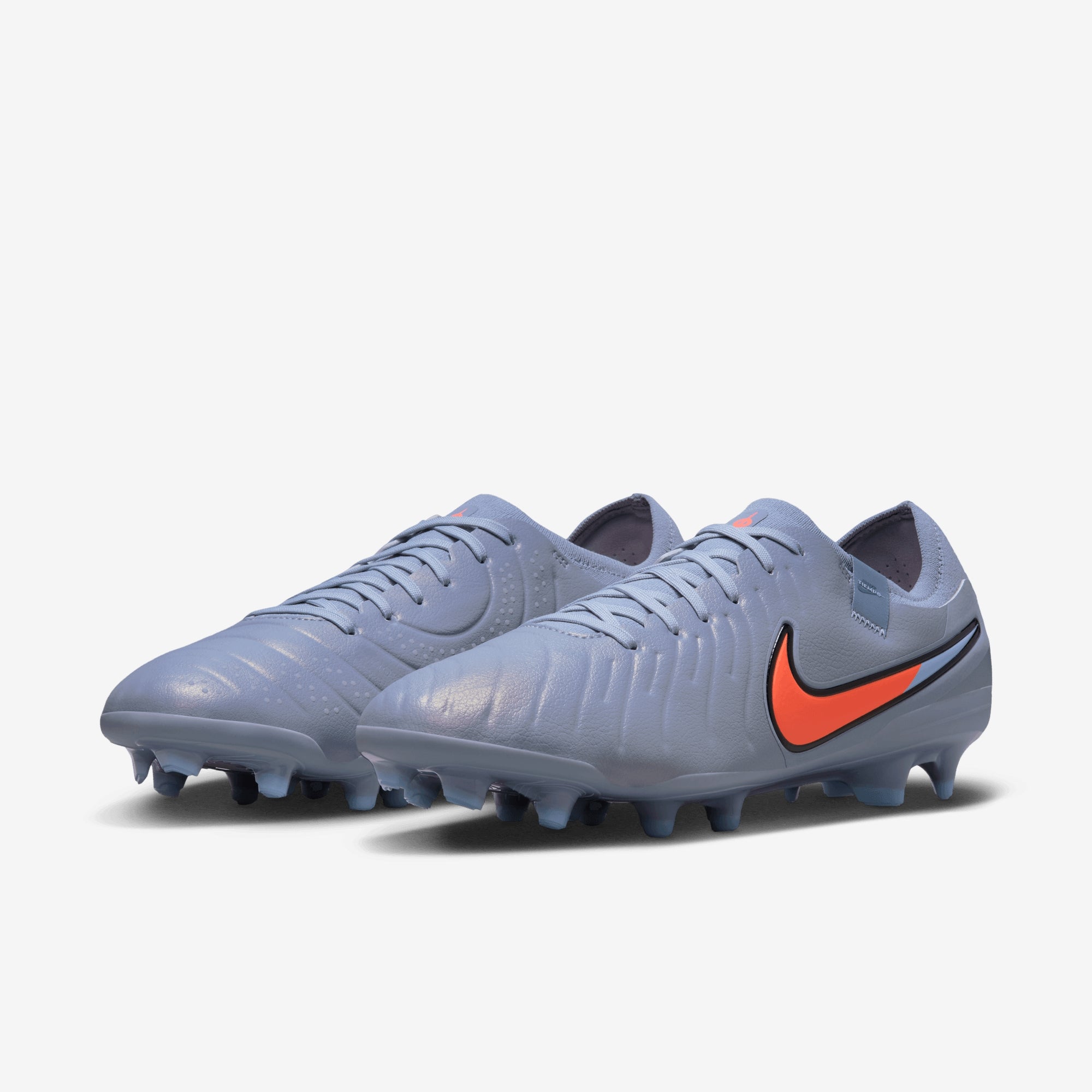 Nike Tiempo Legend 10 Pro Firm-Ground Low-Top Soccer Cleats - Blue Eclipse/Black