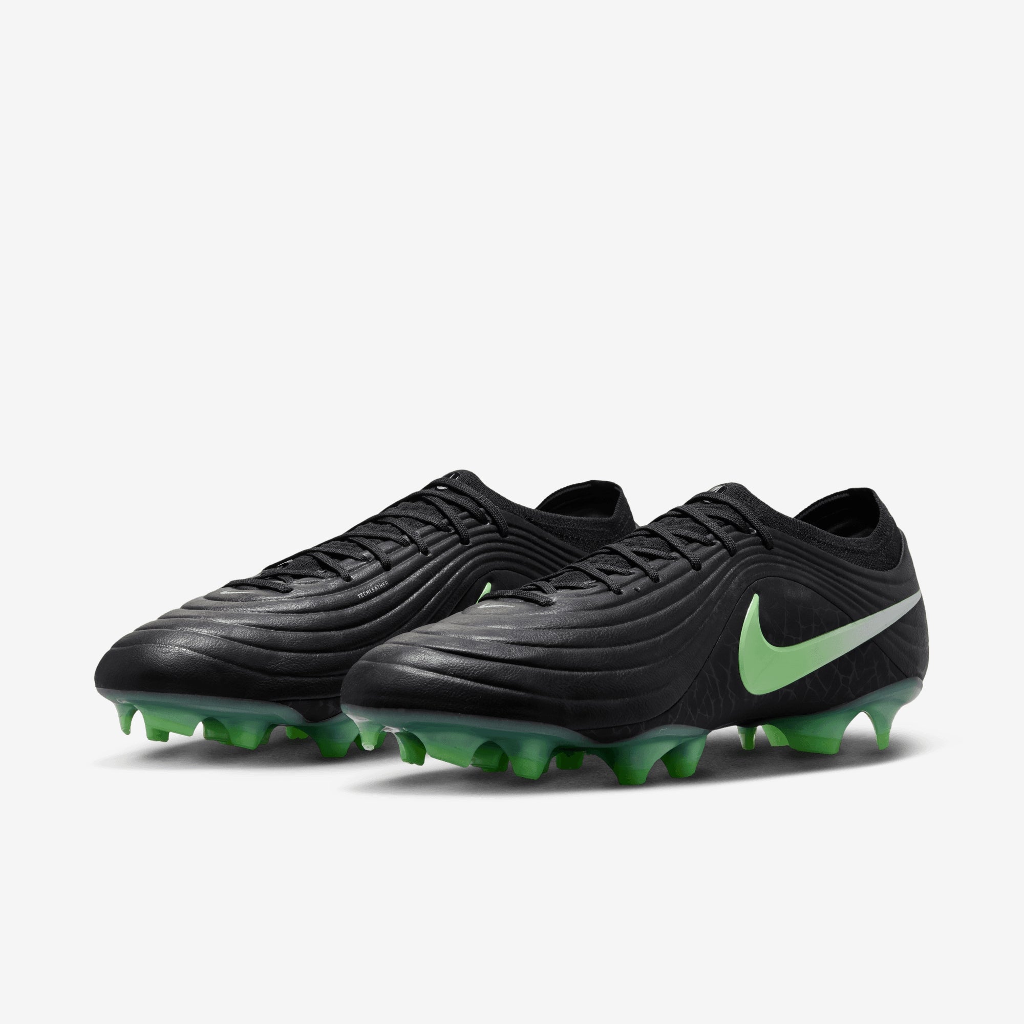 Nike Tiempo Maestro Elite Firm-Ground Low-Top Soccer Cleats - Black/Illusion Green-Black
