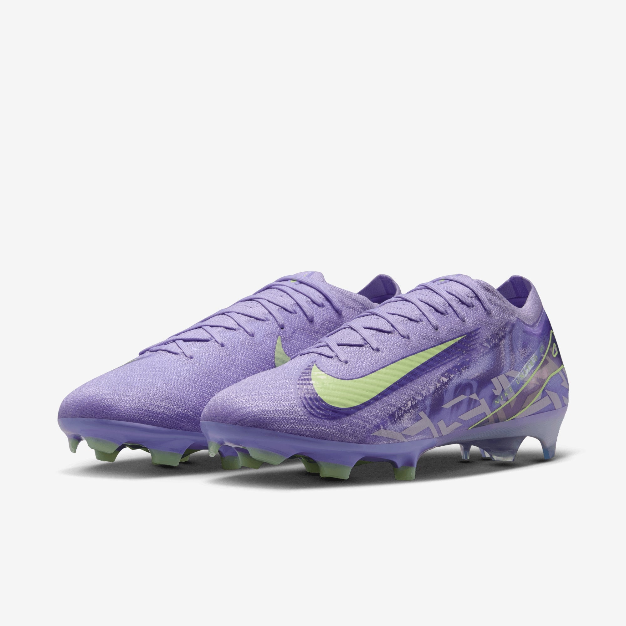 Nike United Mercurial Vapor 16 Elite FG Low-Top Soccer Cleats - Purple Agate/Barely Volt