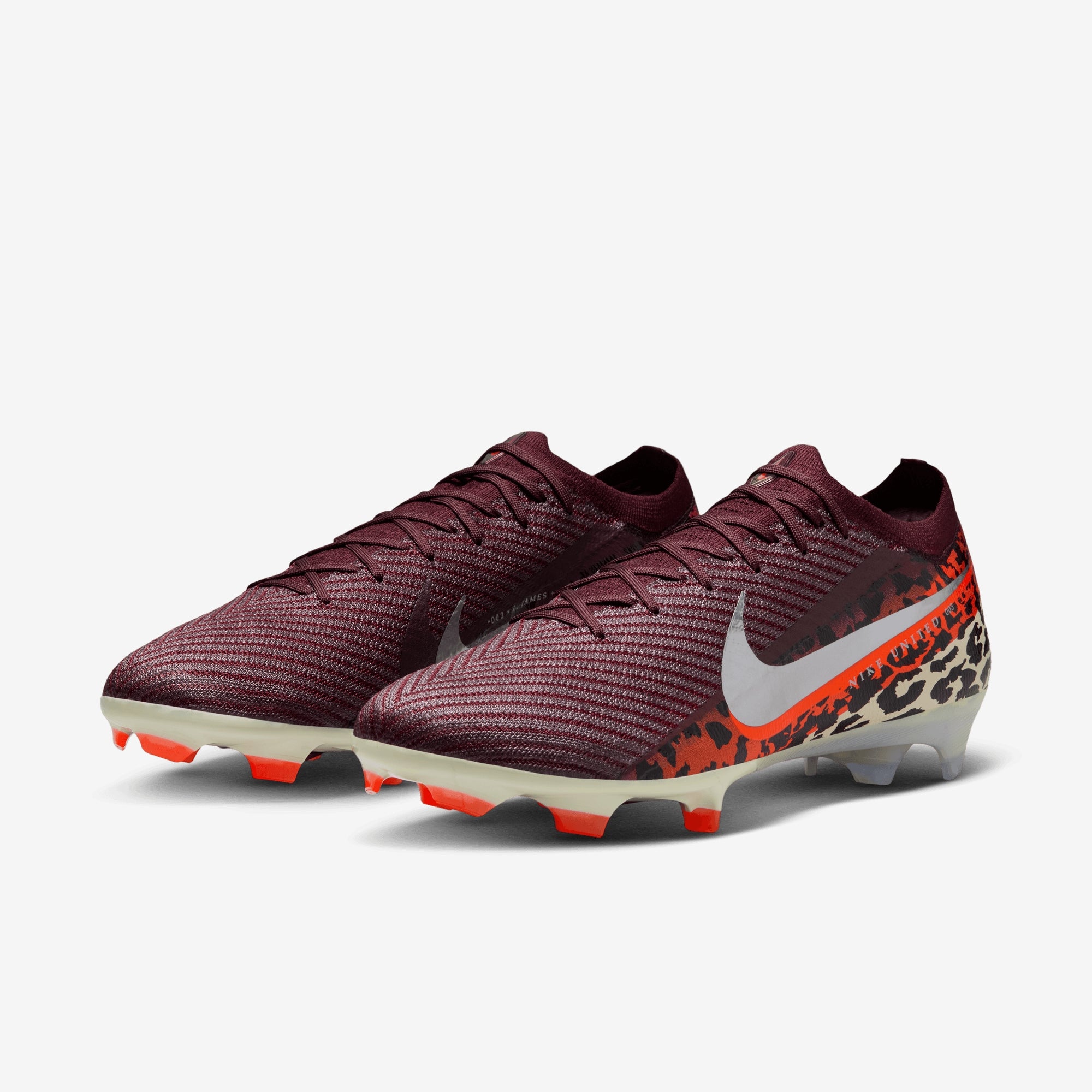 Nike United Vapor 16 Elite Firm-Ground Low-Top Soccer Cleats - Burgundy Crush/Metallic Silver