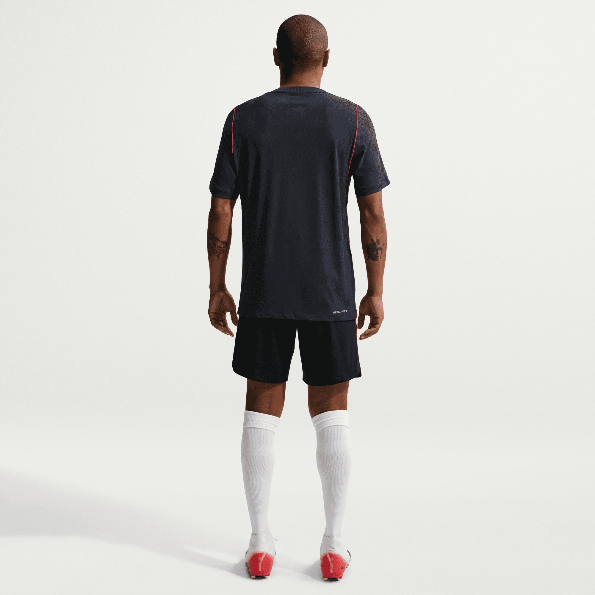 Nike USMNT 2026/27 Match Away Men's Aero-FIT Soccer Authentic Jersey - Dark Obsidian/Pure Platinum