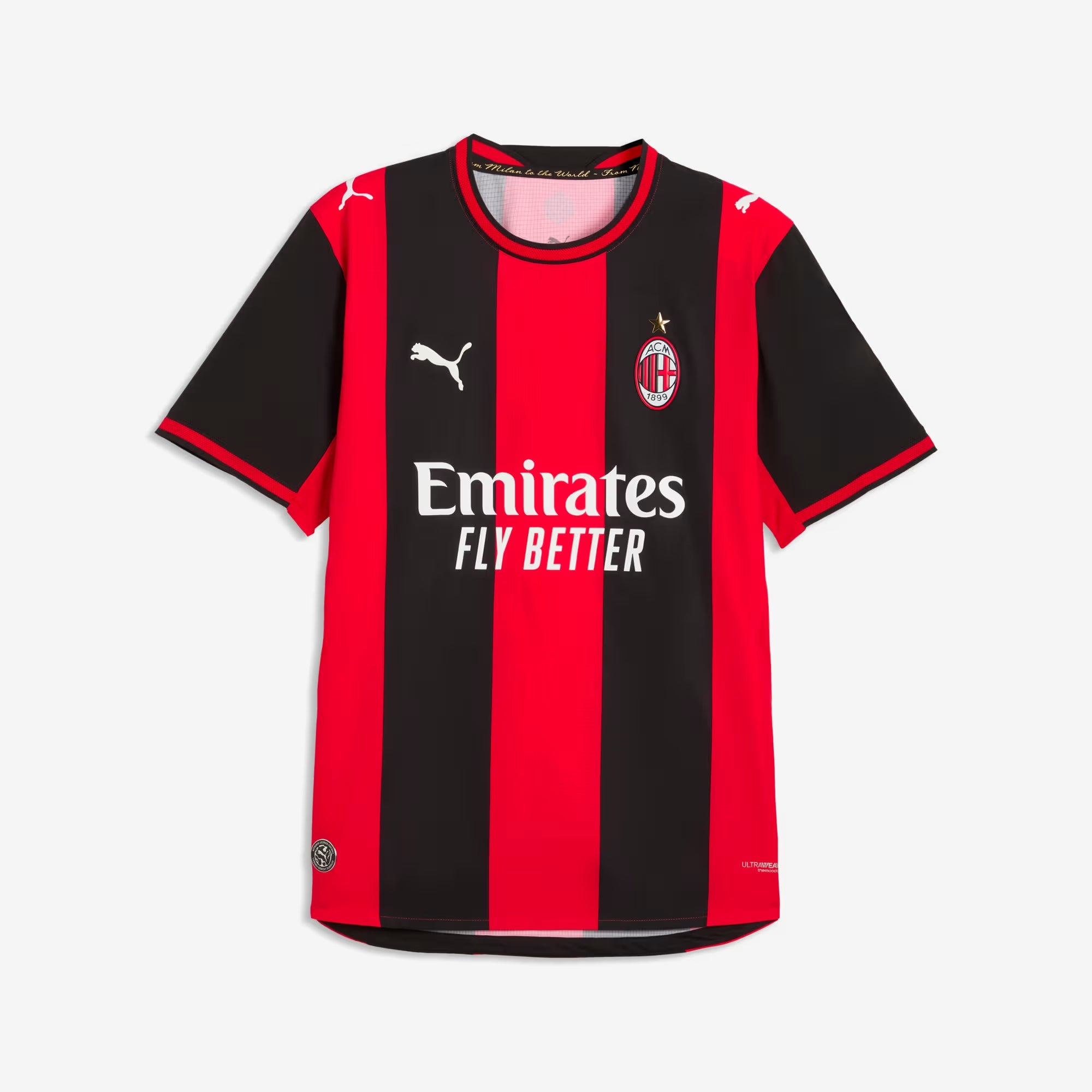 PUMA AC Milan 2026/27 Match Home Men's Soccer Authentic Jersey - PUMA Black-For All Time Red