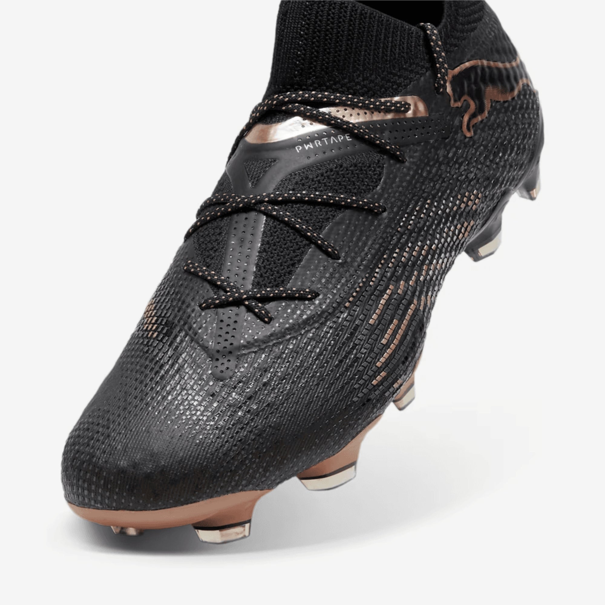 PUMA FUTURE 7 ULTIMATE Firm/Artificial-Ground Low-Top Soccer Cleats - PUMA Black-Copper Rose
