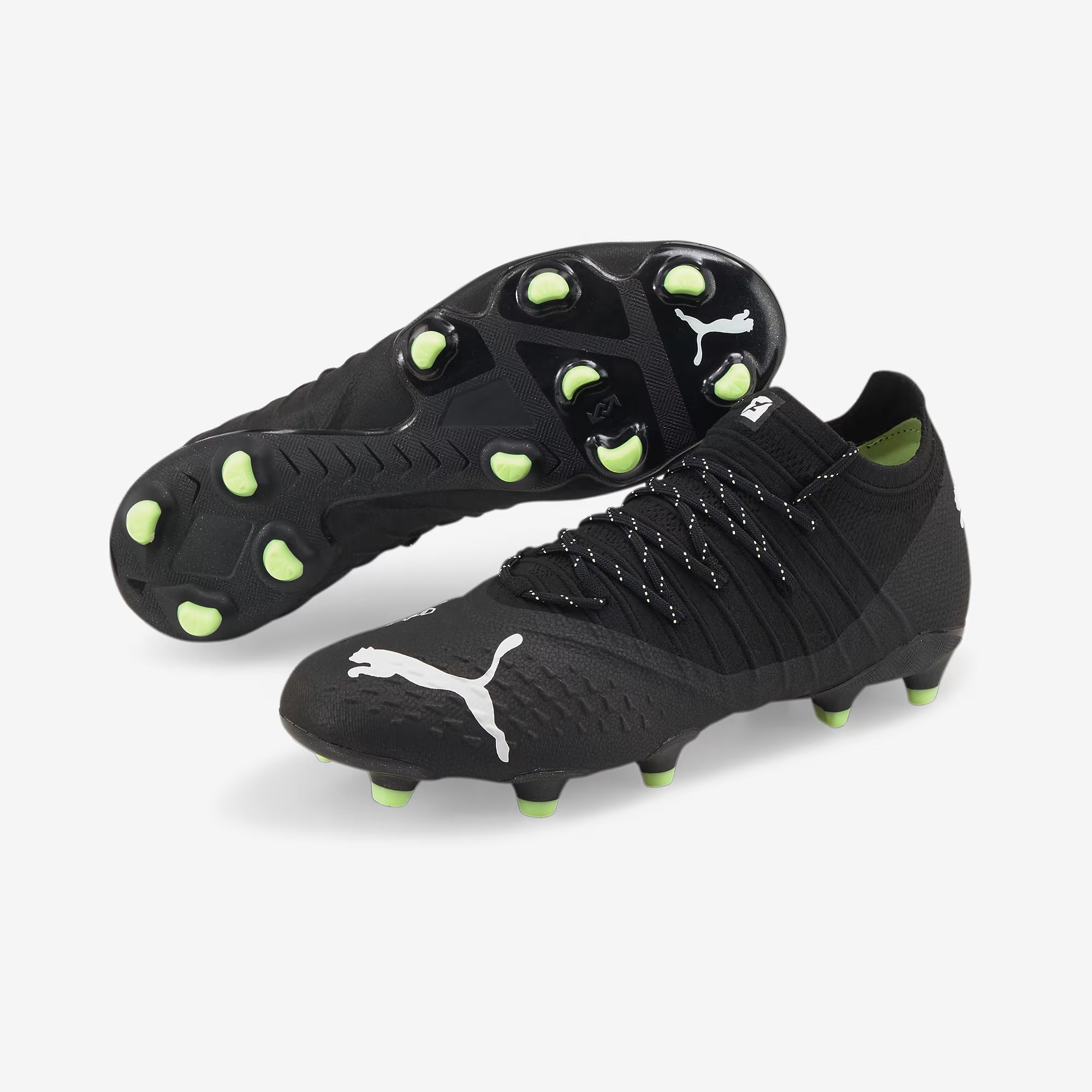 PUMA FUTURE Z 1.3 Firm/Artificial-Ground Low-Top Soccer Cleats (Black)