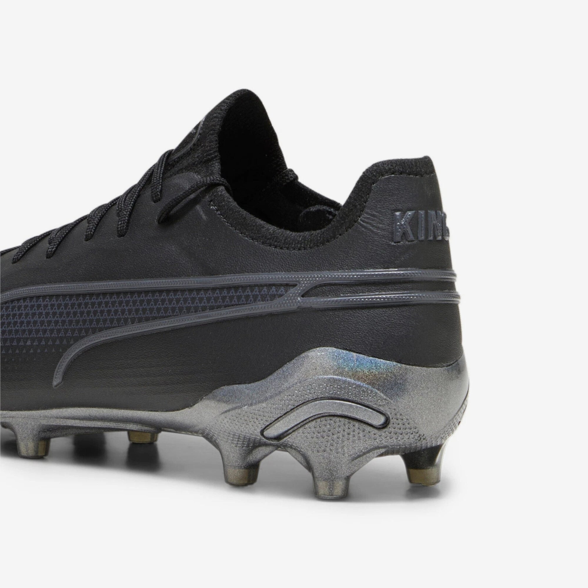 PUMA KING ULTIMATE Firm/Artificial-Ground Low-Top Soccer Cleats - PUMA Black-Asphalt